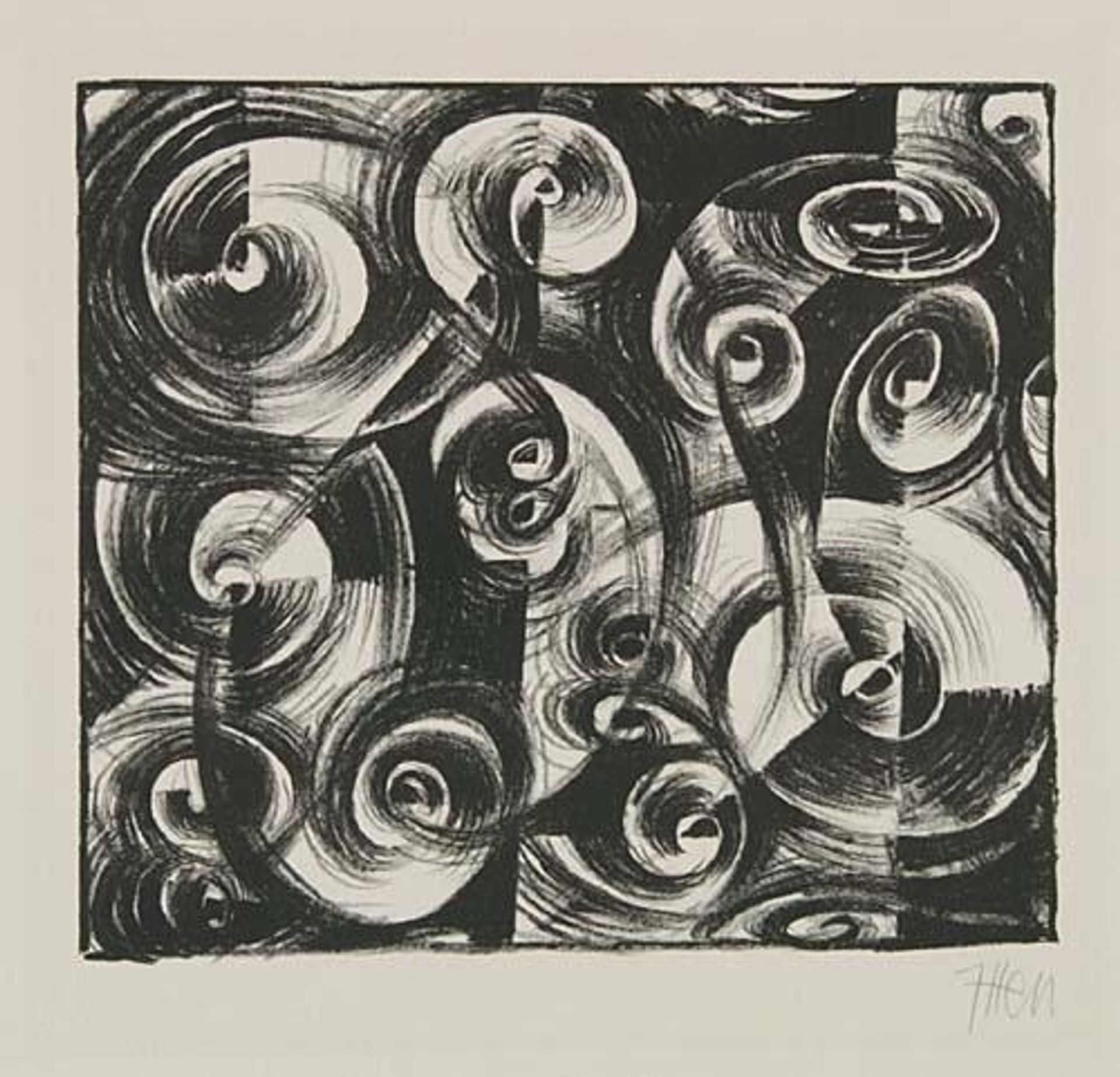 Linienrhythmus by Johannes Itten