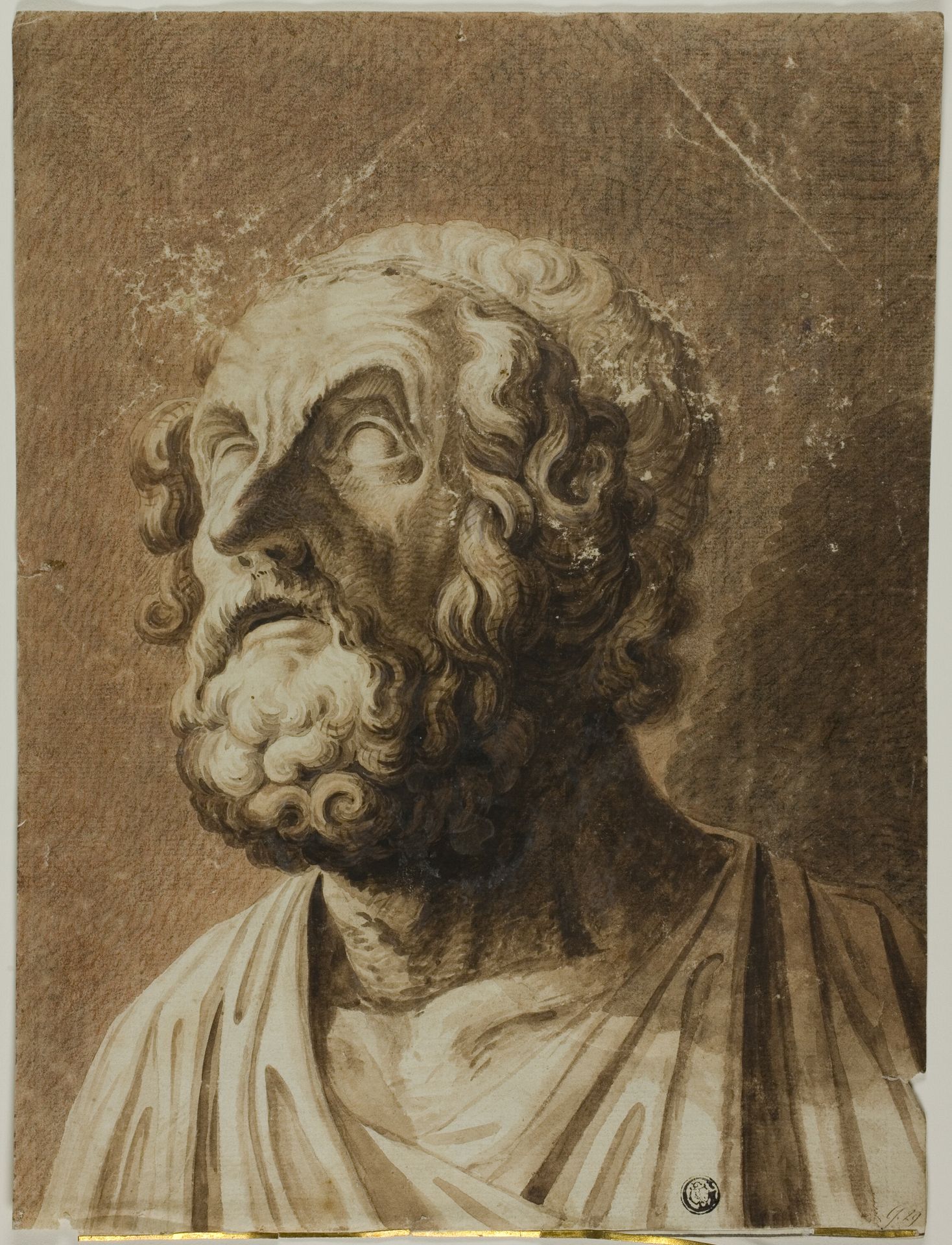 Bust of Blind Homer by Anonymous