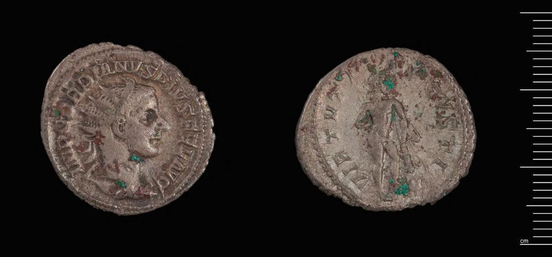 Antoninianus of Gordian III by Gordian III