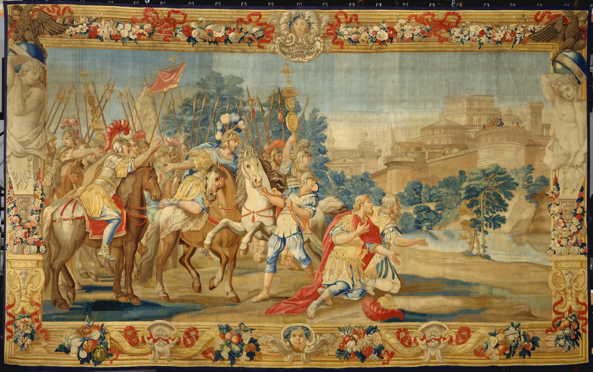 The Crusaders Reach Jerusalem (from a set of Scenes from Gerusalemme Liberata) by Domenico Paradisi