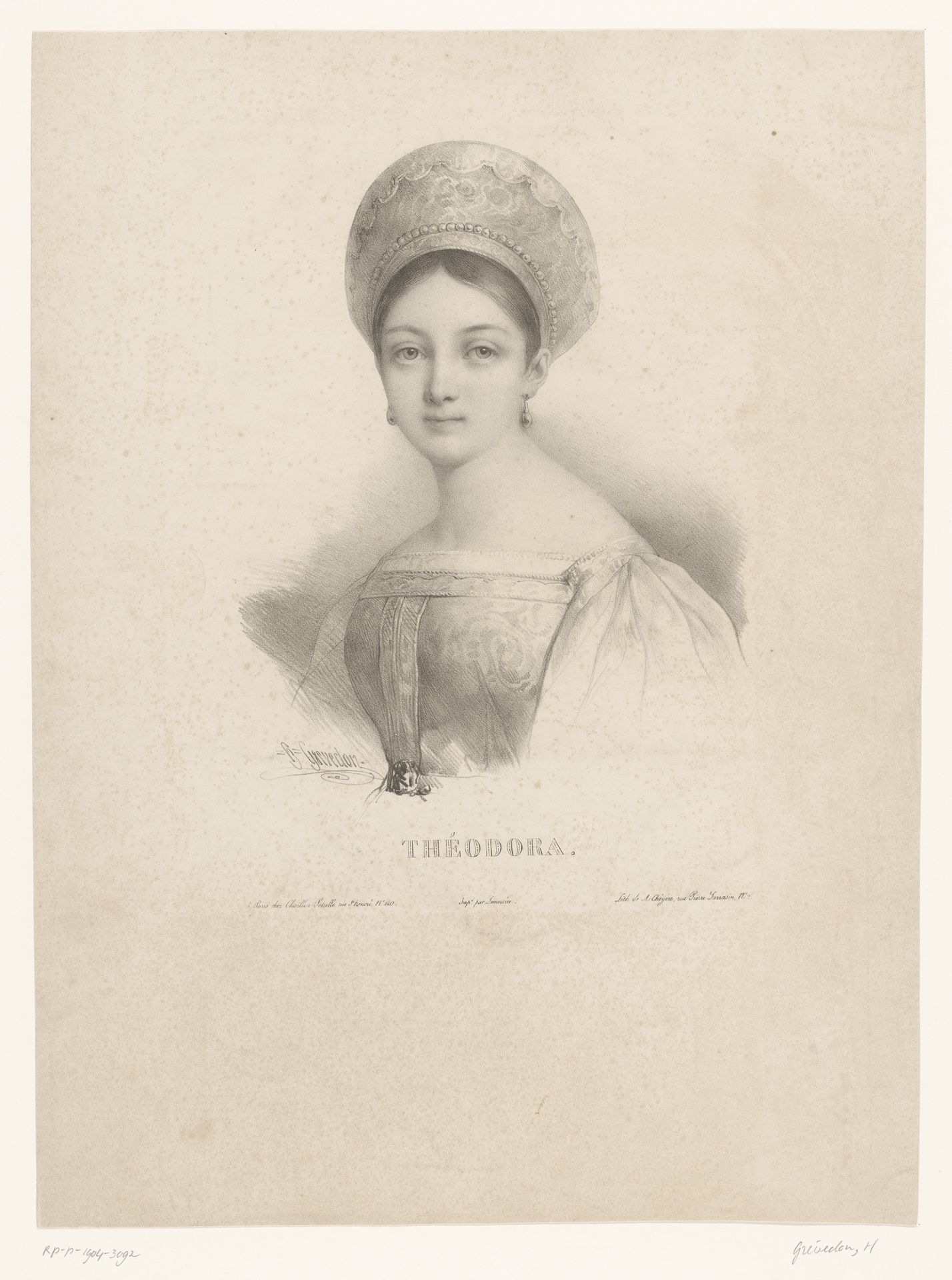 T van Theodora by Henri Grevedon