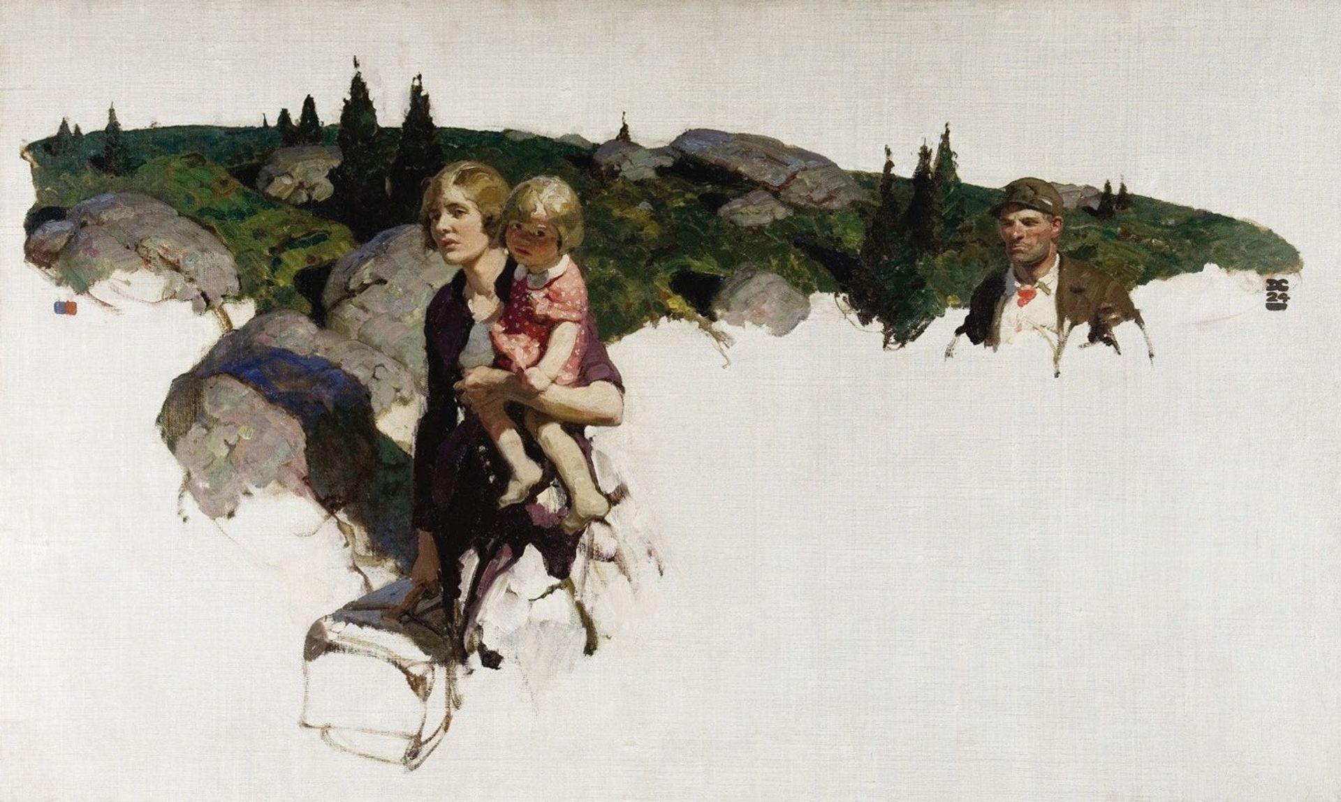 A Finished Story by Dean Cornwell
