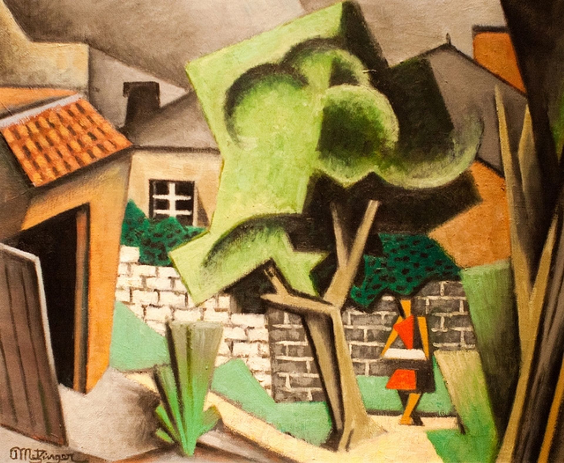 Jean Metzinger、Joueur de cartes、希少画集より Jean Metzinger、Joueur cartes、希少画集より de