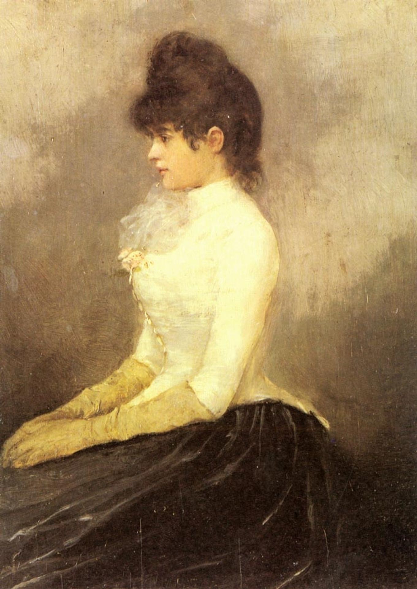 The Baroness von Munchhausen by Alfred Stevens