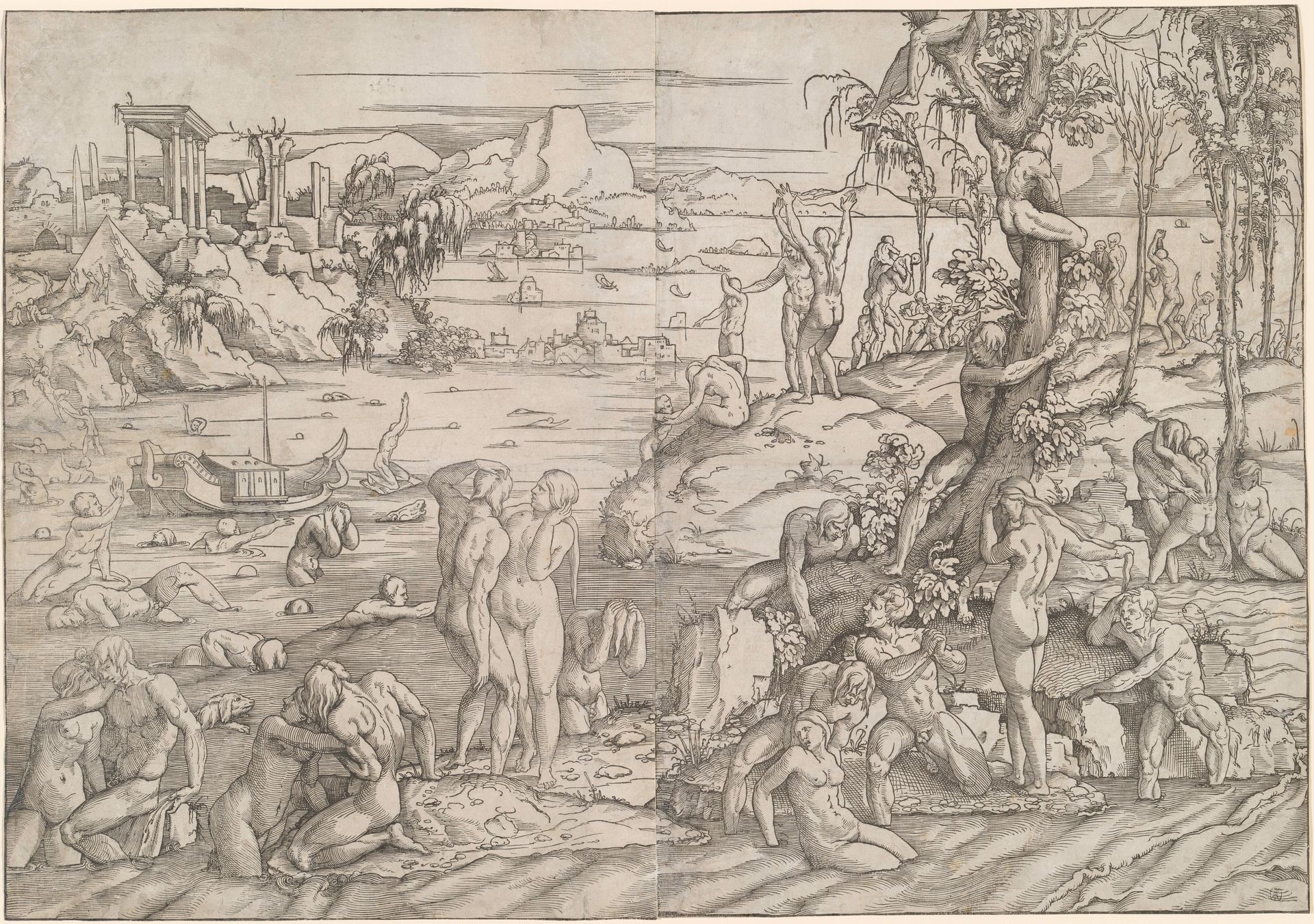The Deluge by Jan van Scorel