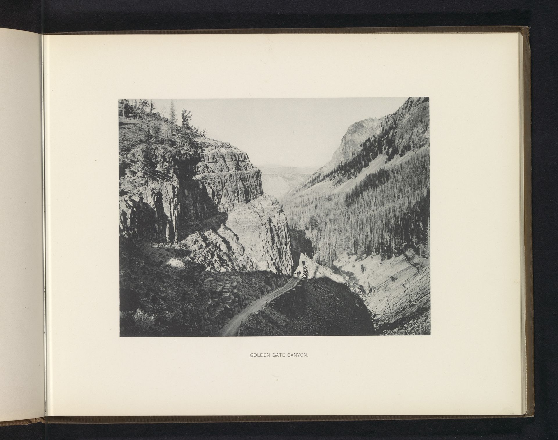 Golden Gate Canyon by Frank Jay Haynes