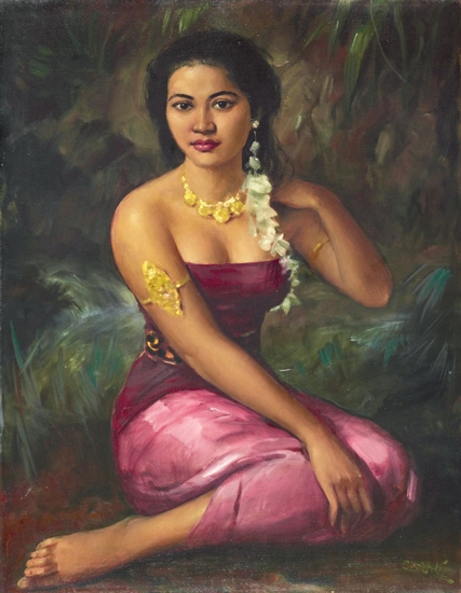 Portrait of a Dancer - Basuki Abdullah | Artera | AskArtera