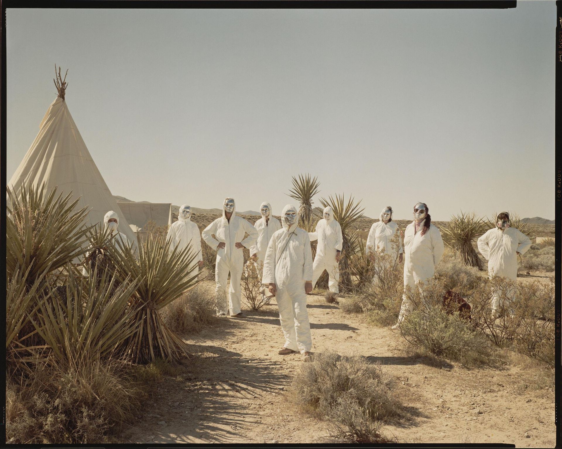 Princesses Against Plutonium, Nuclear Test Site, Nevada by Richard Misrach