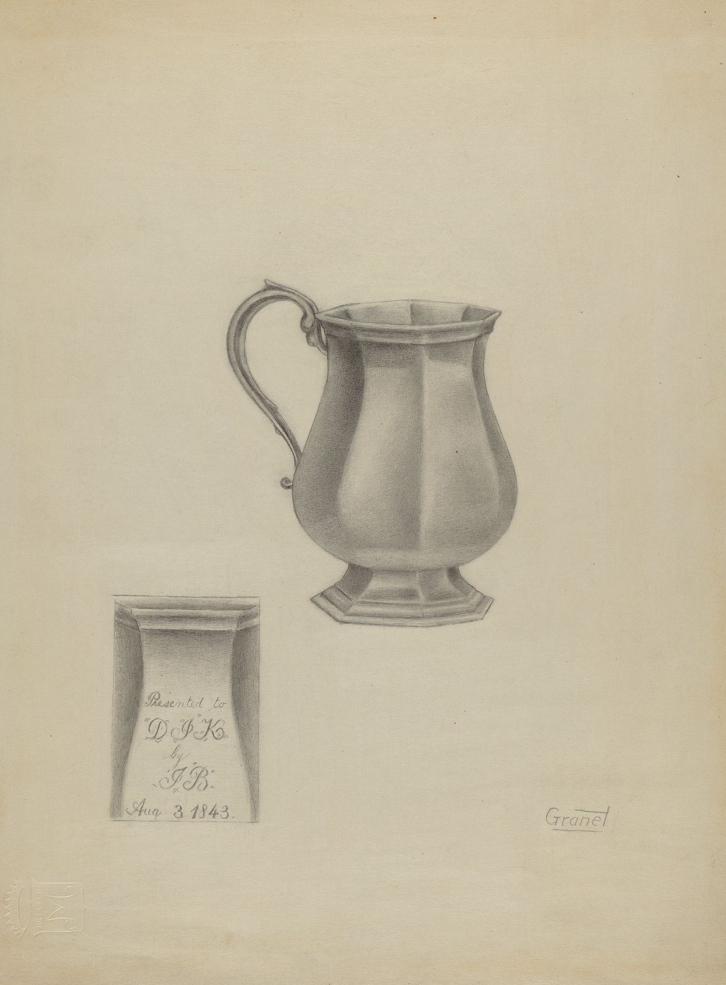 Silver Mug by Henry Granet