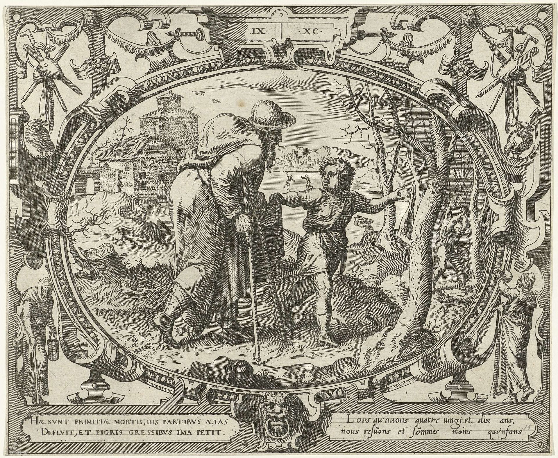 De mens op negentigjarige leeftijd by Gerard van Groeningen