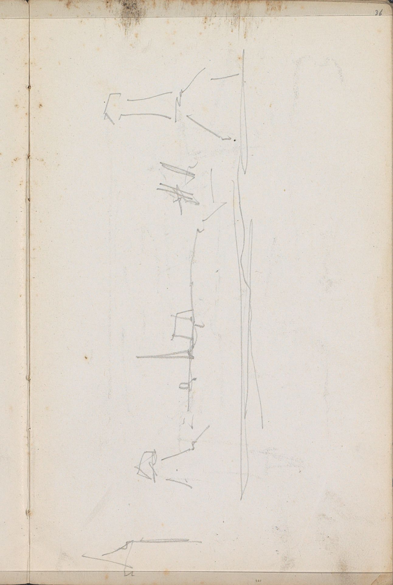 Stadsgezicht, mogelijk Gorinchem by George Hendrik Breitner
