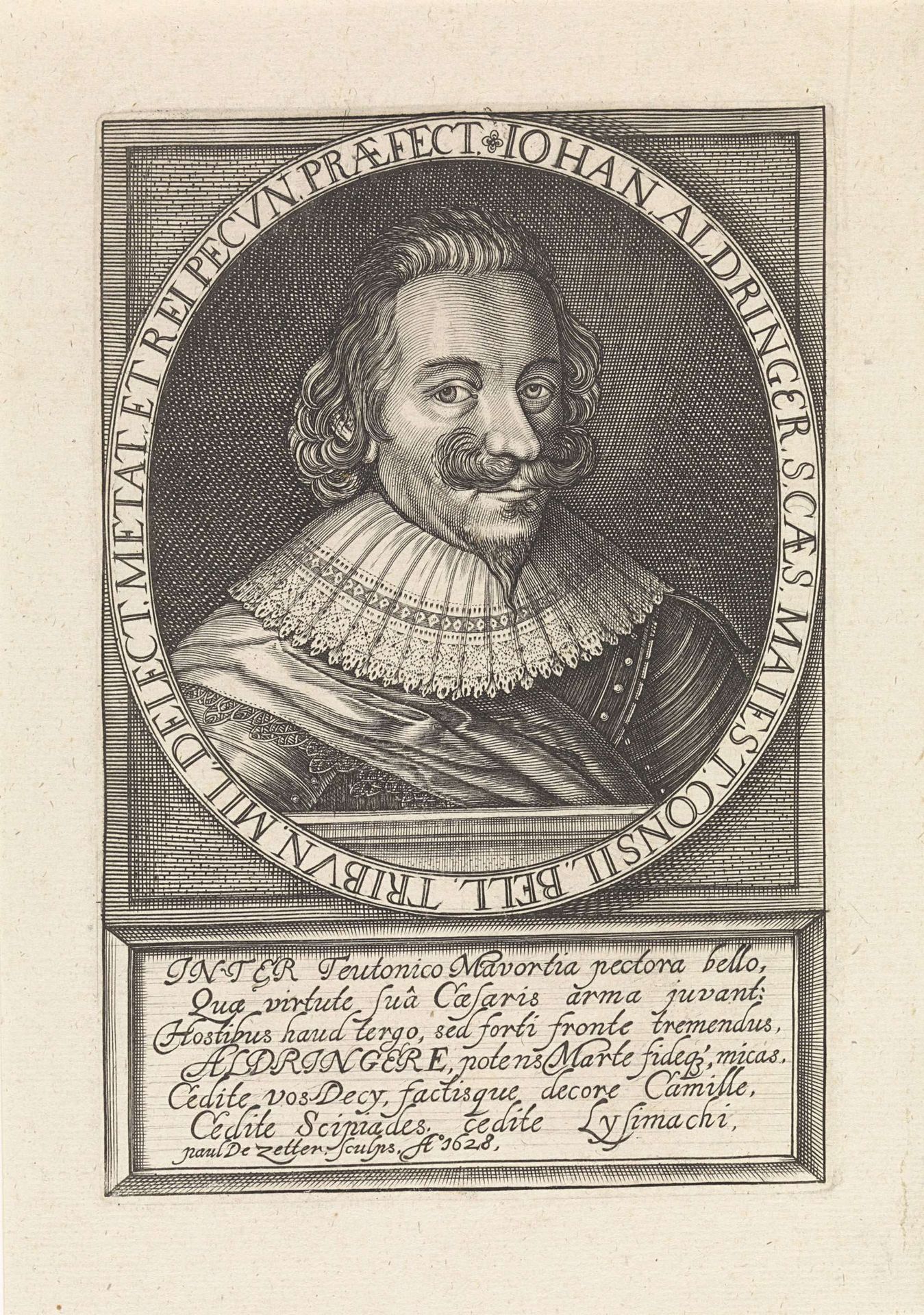 Portret van Johann graaf van Aldringen by Paul de Zetter