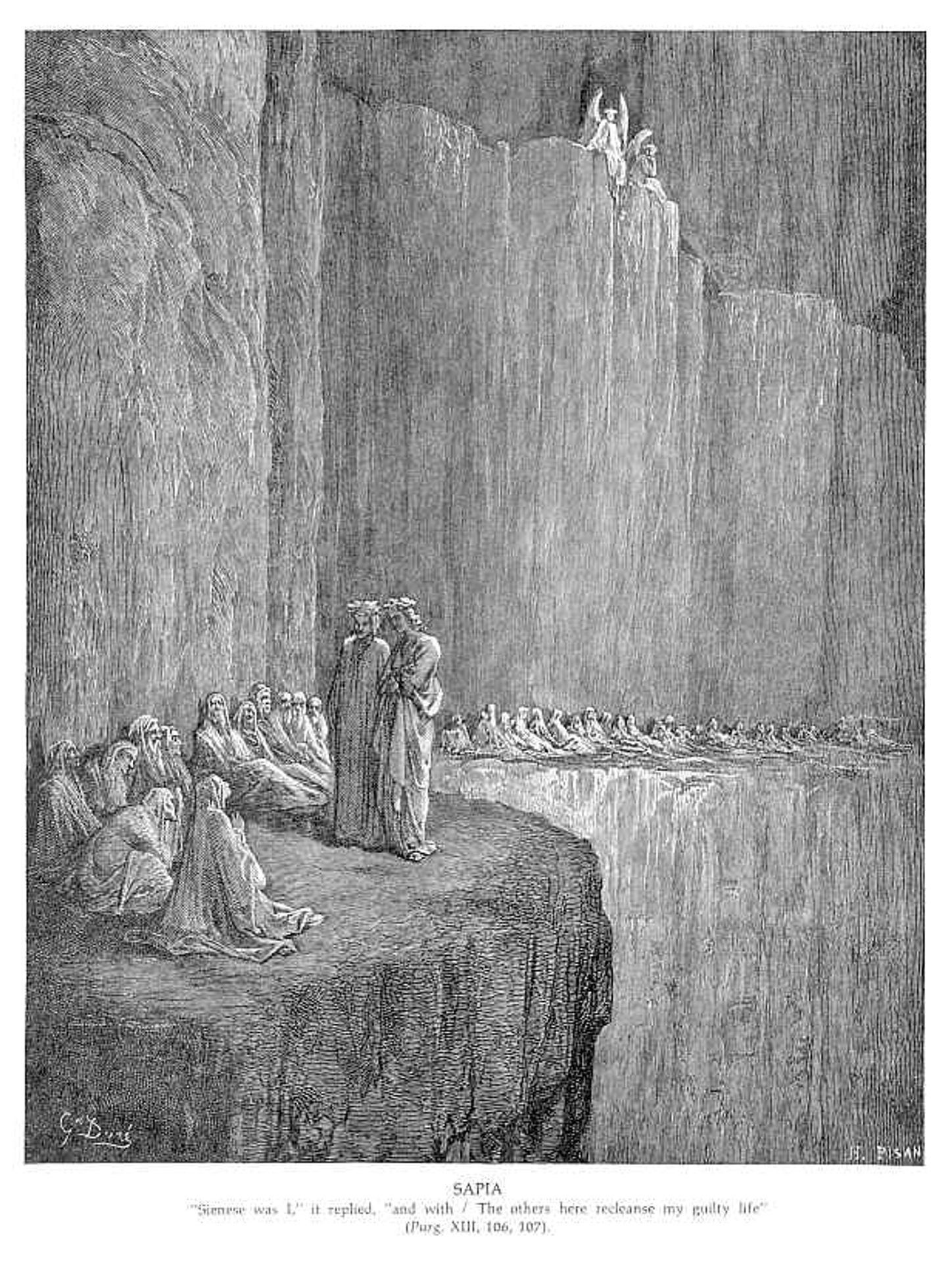 Sapia by Gustave Dore
