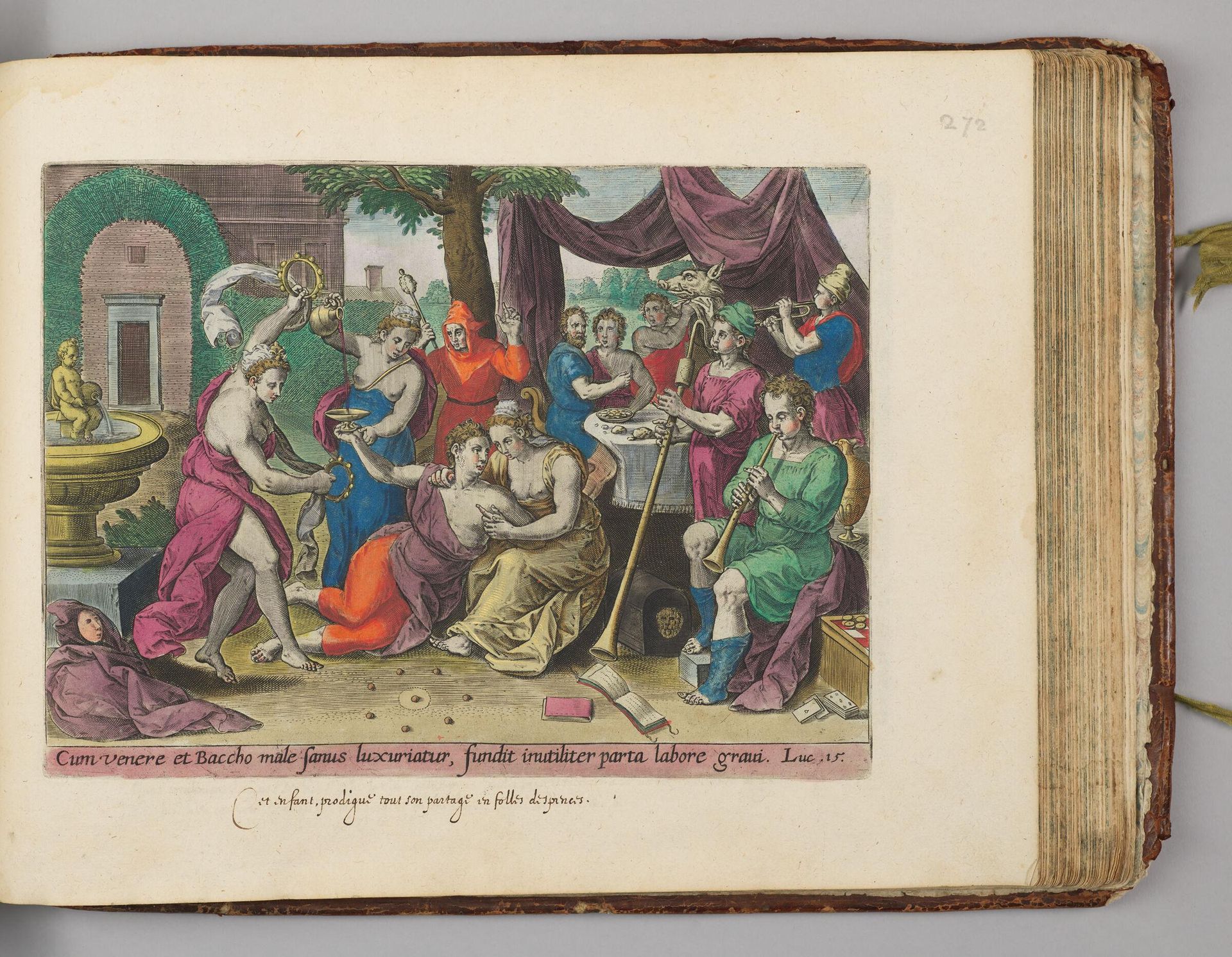 The Prodigal Son Wasting His Substance by Hans Collaert the Elder