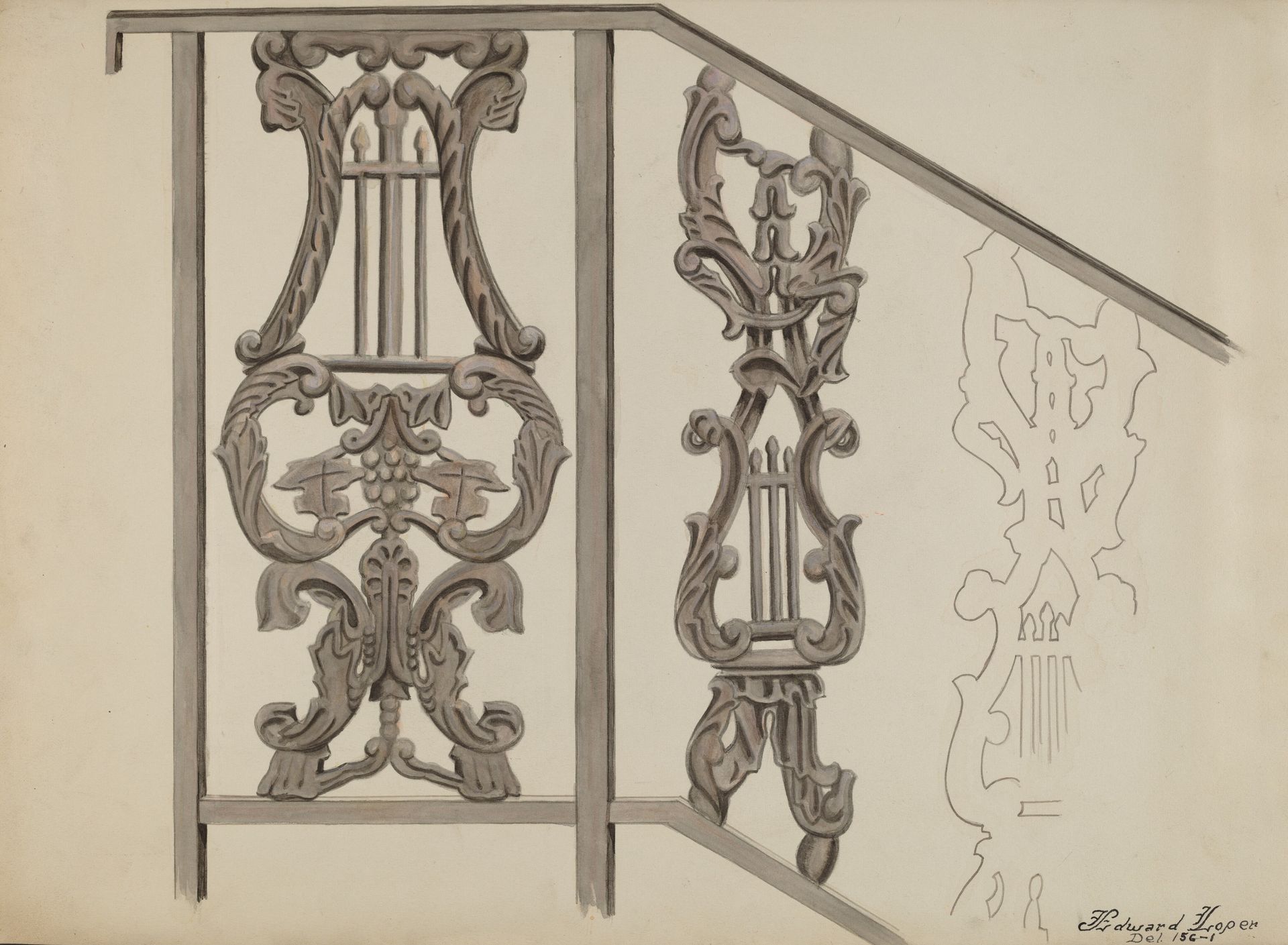 Iron Bannister by Edward L. Loper