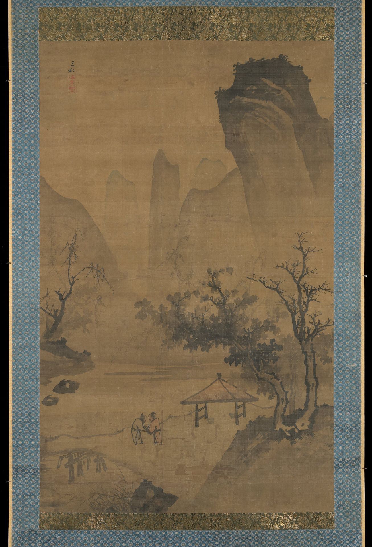 Scholar in Landscape by Jiang Song