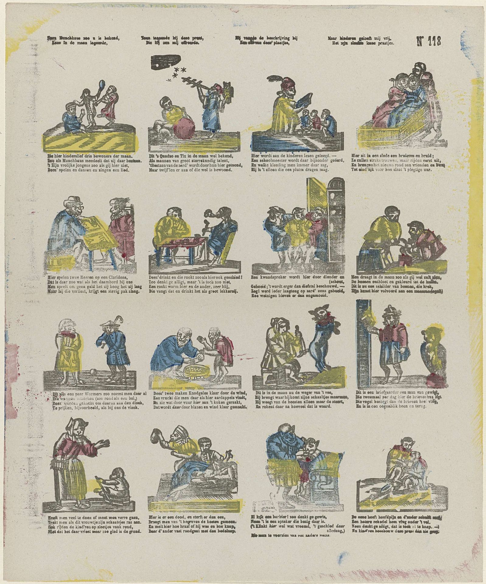 Toen Munchhaus zoo u is bekend, / Eens in de maan logeerde [(...)] by M. Hemeleers-van Houter