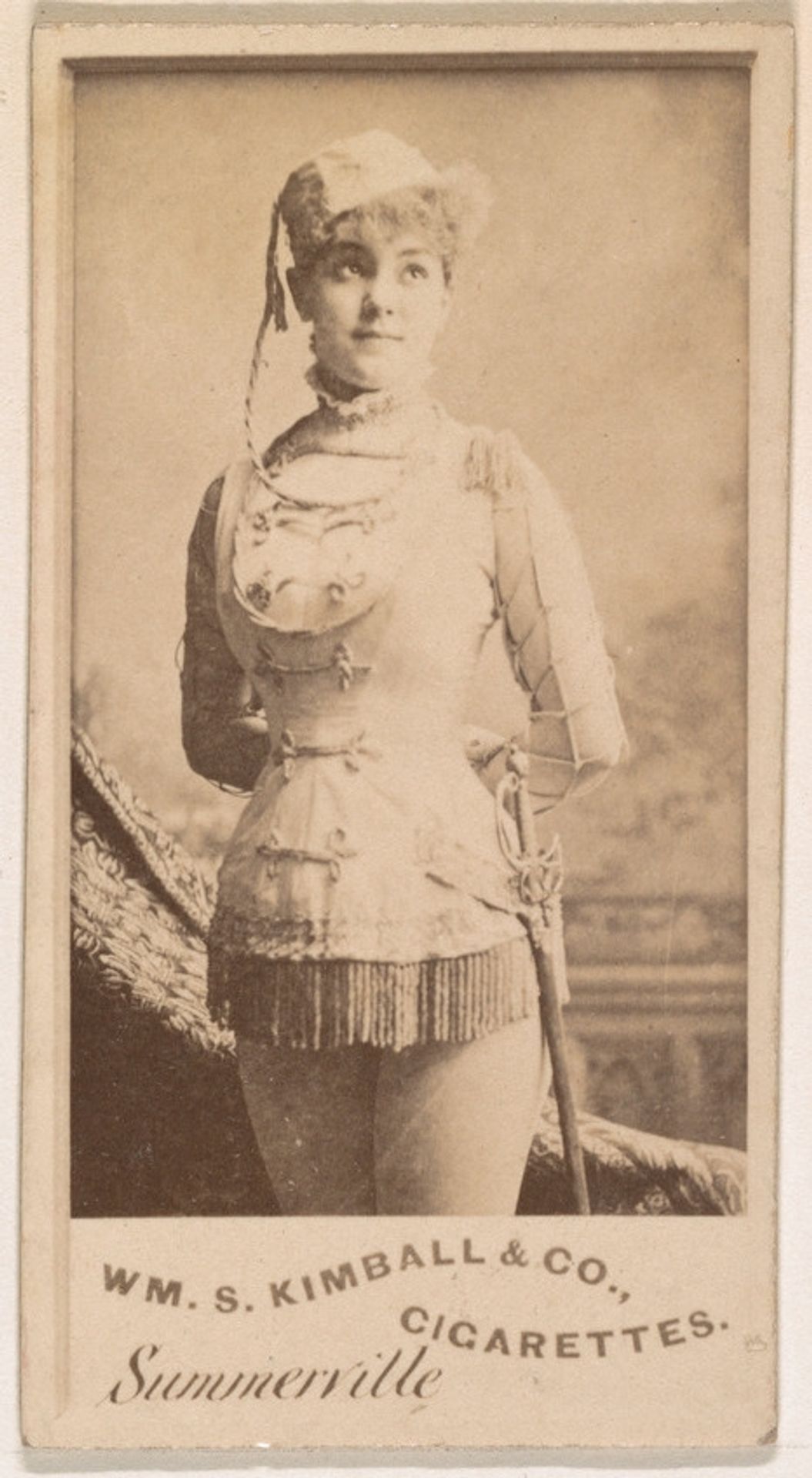 Miss Summerville, from the Actresses series (N203) issued by Wm. S. Kimball & Co. by William S. Kimball & Company