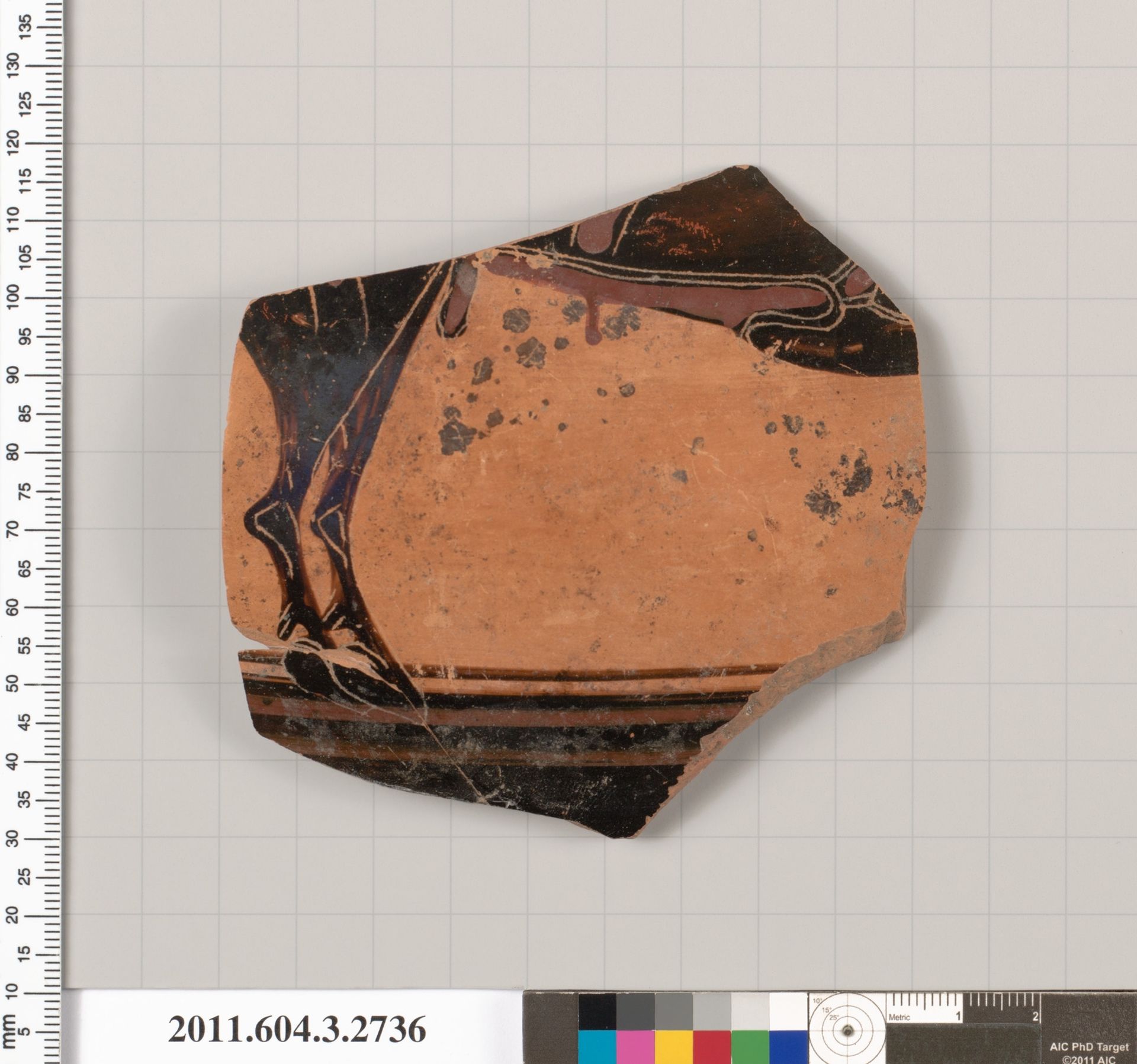 Terracotta fragment of a trefoil olpe (jug) by Anonymous