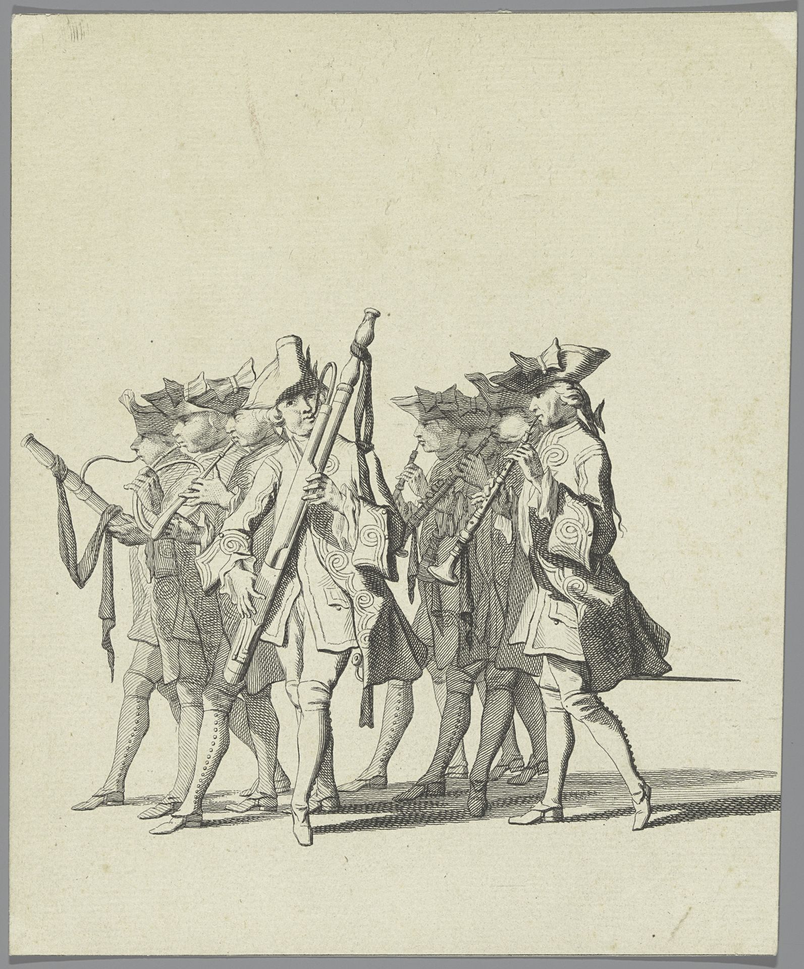 Muzikanten van de Zwitserse gardes by Jan Punt