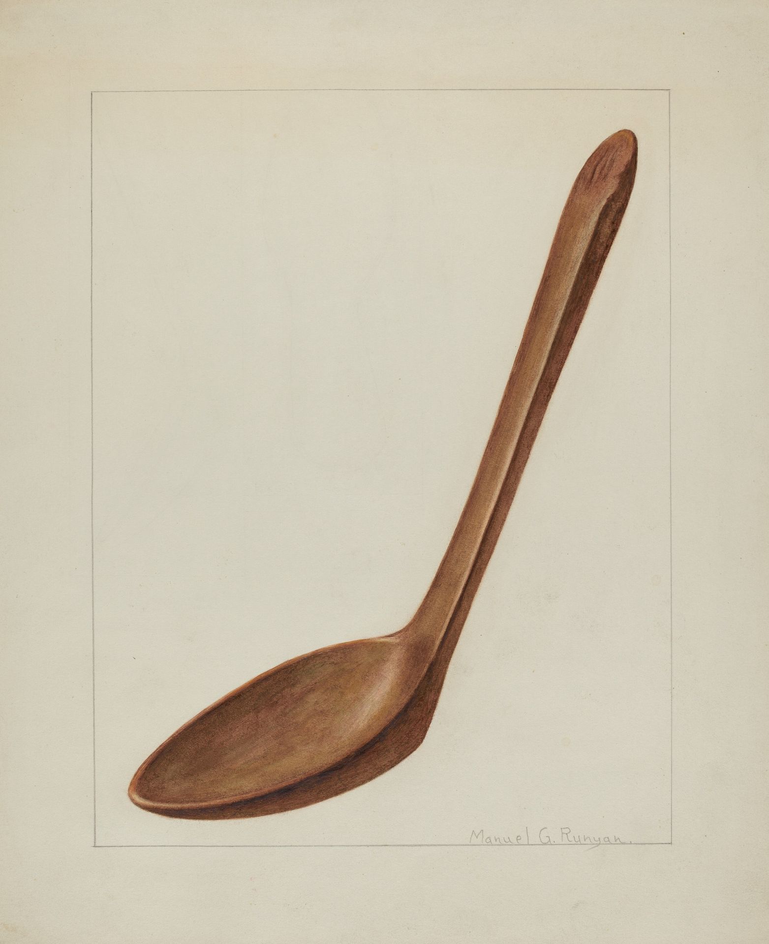 Wooden Spatula by Manuel G. Runyan