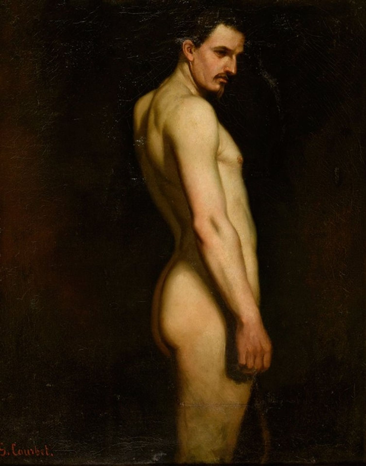 Étude de nu by Gustave Courbet
