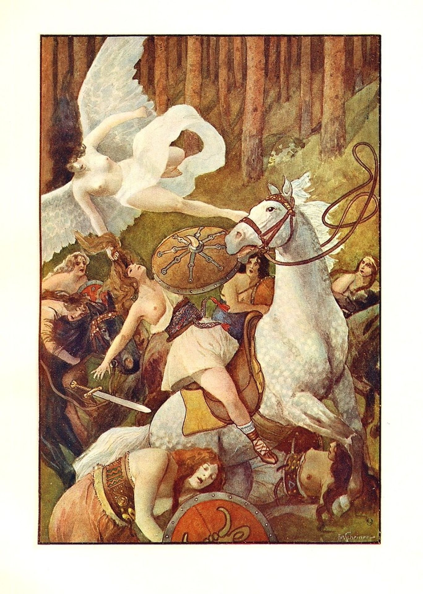 Illustration for Vyšehrad by Artuš Scheiner