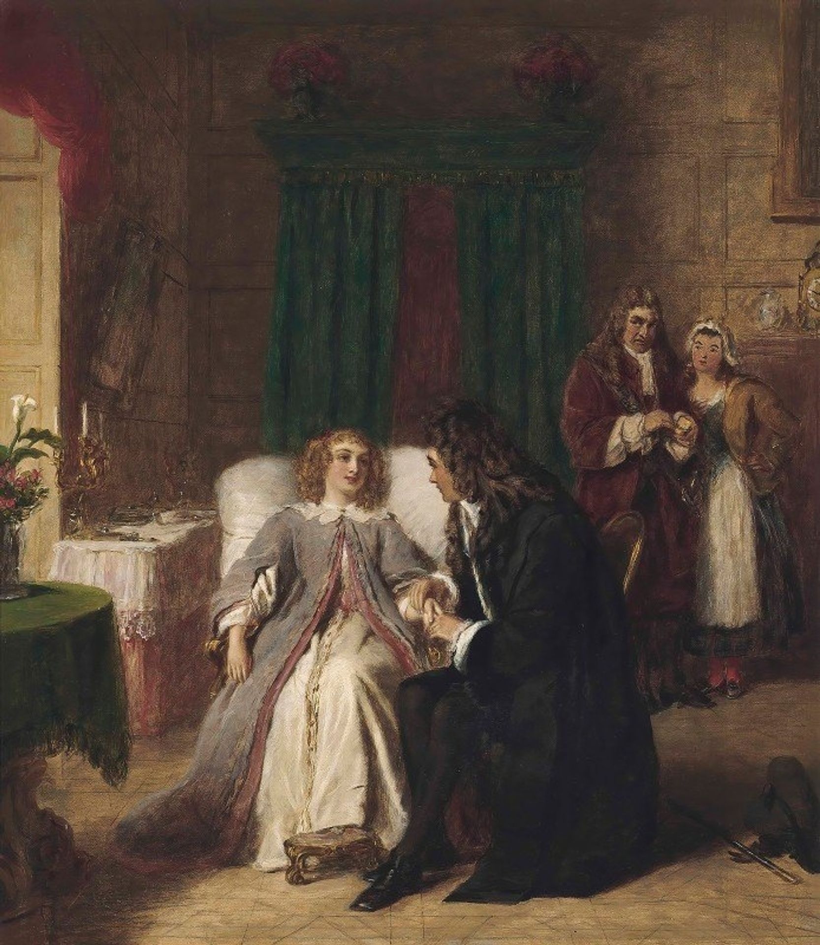 La malade imaginaire by William Powell Frith