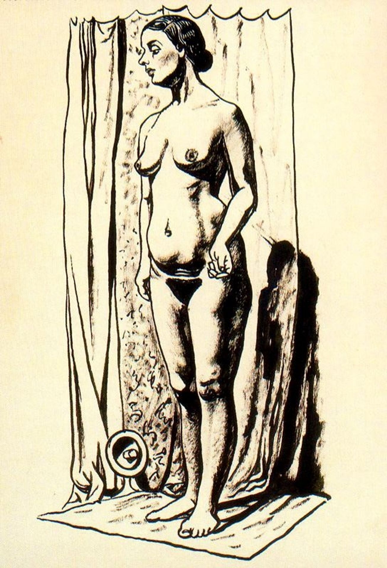 Female nude by Rafael Zabaleta