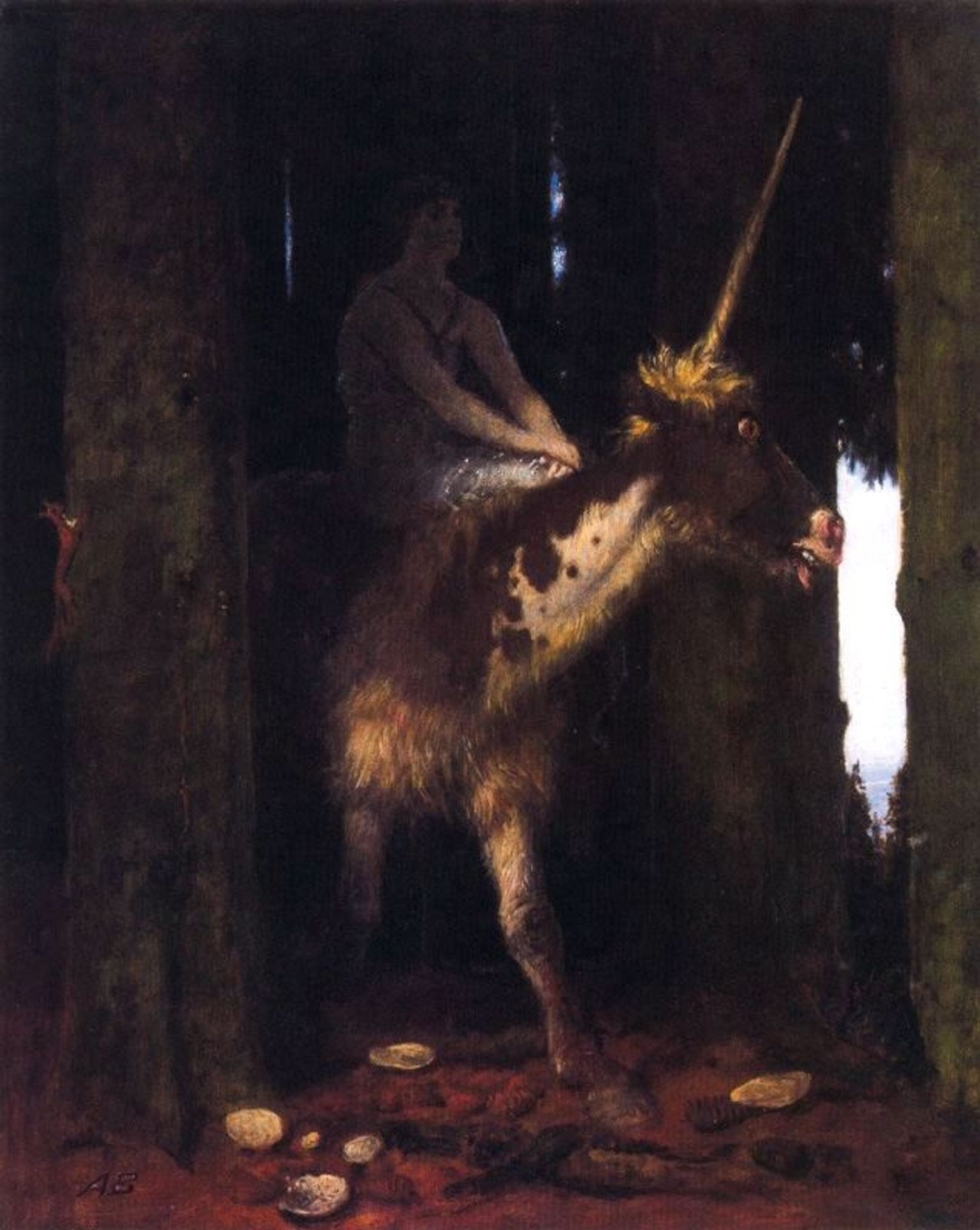 Silence of the Forest by Arnold Böcklin
