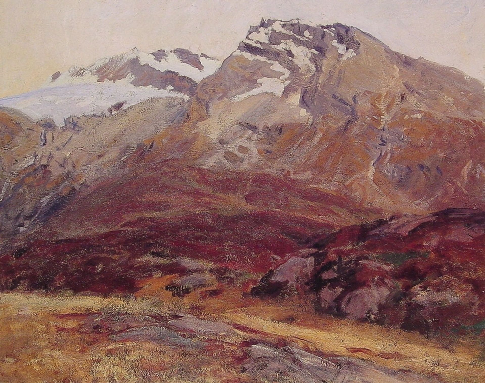 Coming Down from Mont Blanc by John Singer Sargent