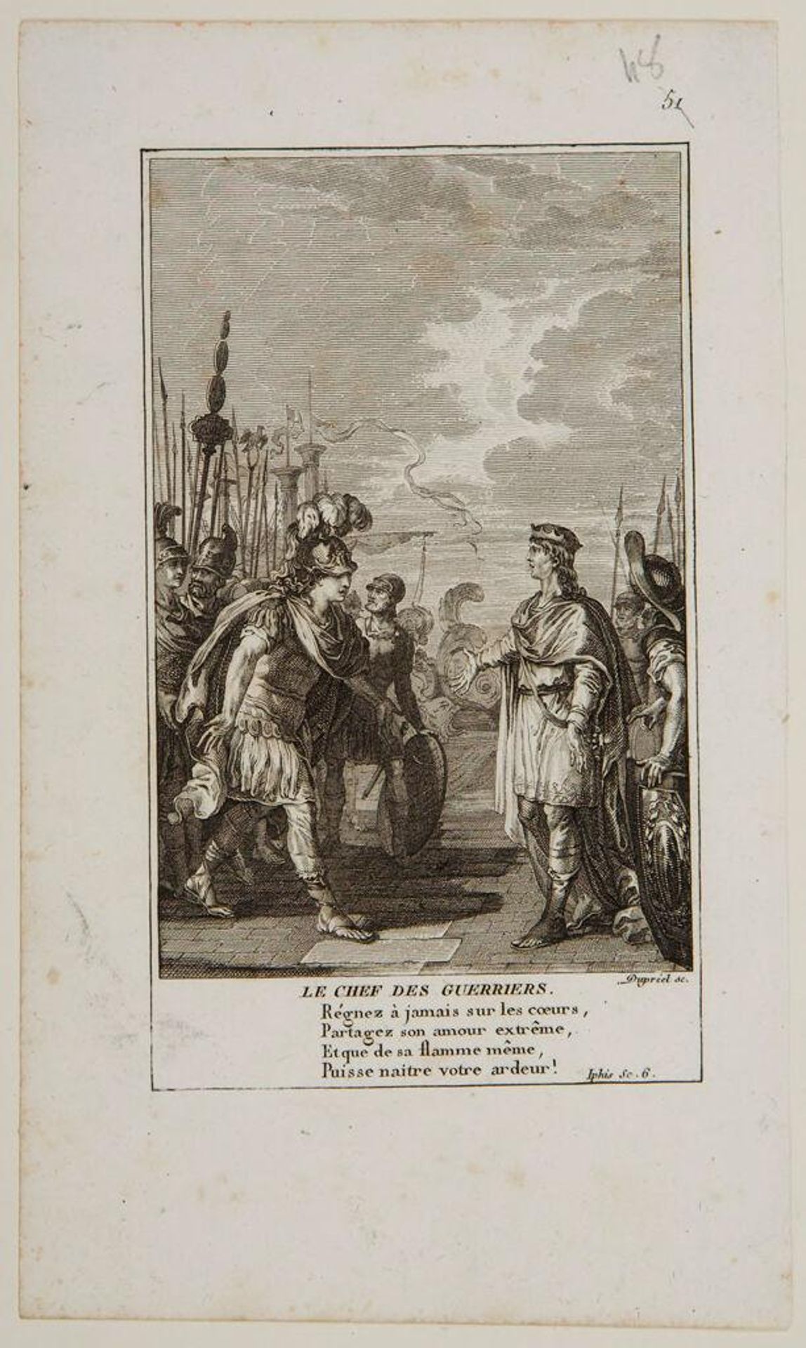 The Leader of the Army by Jean Baptiste Michel DuprÃ©el