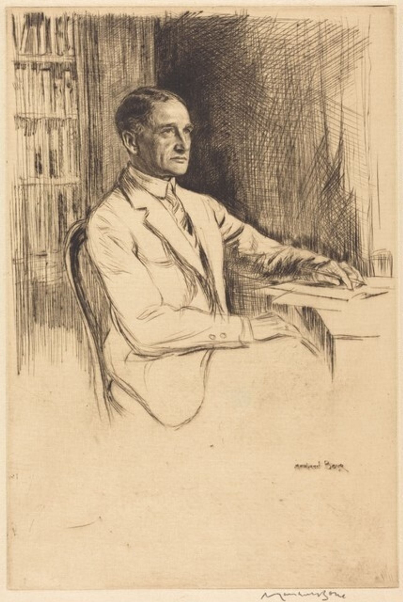 George W. Davison - No. 1 by Muirhead Bone