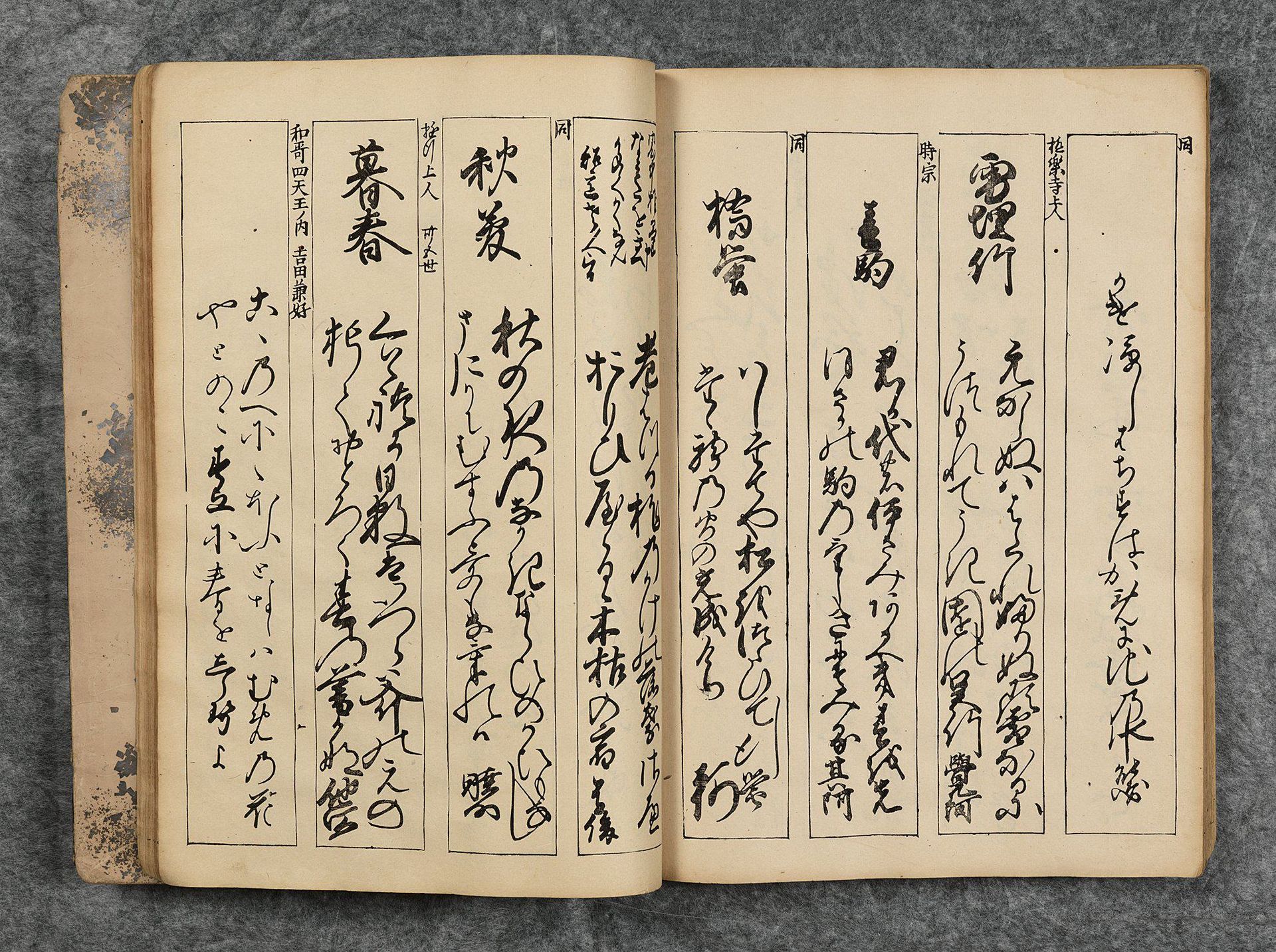 Mirror of Hands of Ancient Calligraphy (Kohitsu tekagami) by Tō Rian