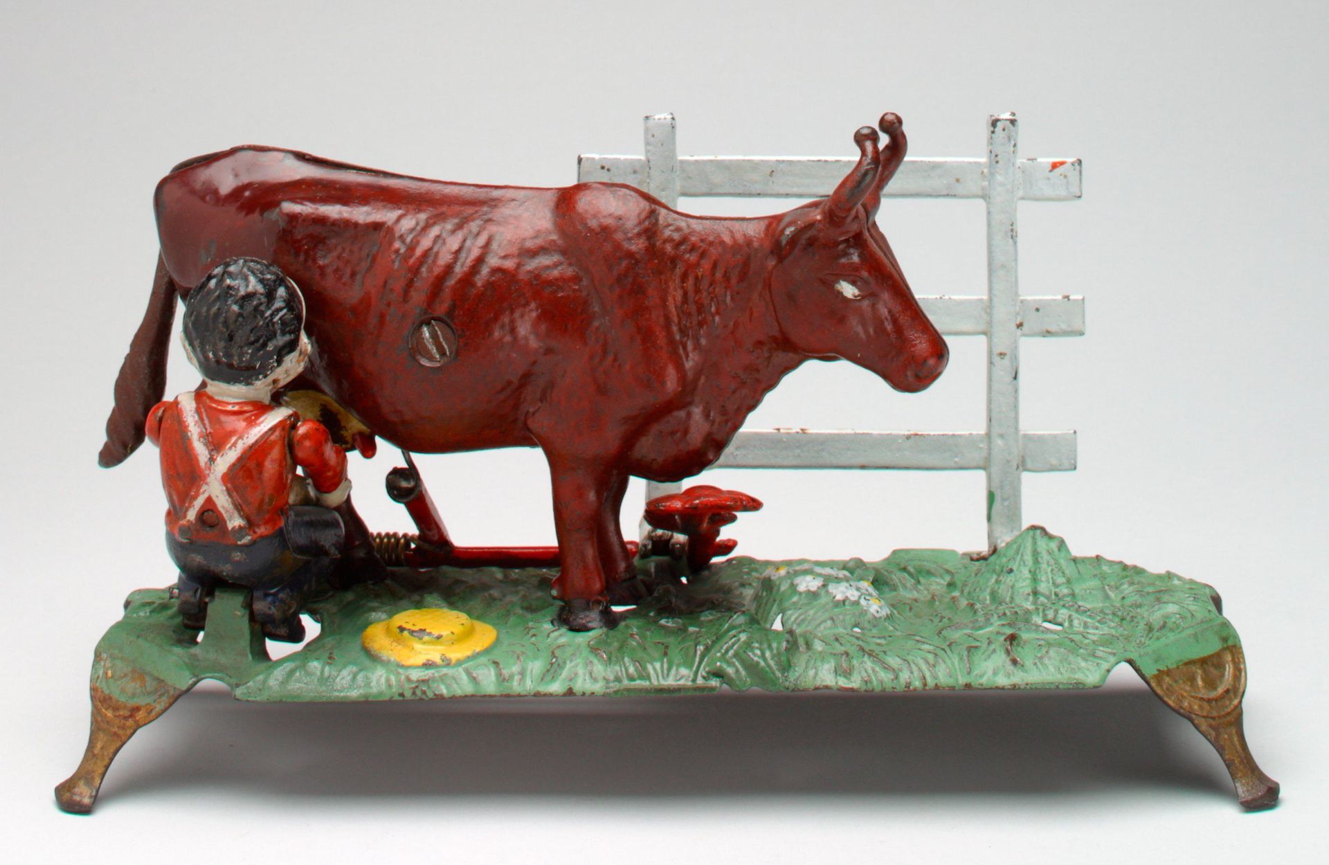 -Milking Cow- mechanical bank by E. Stevens