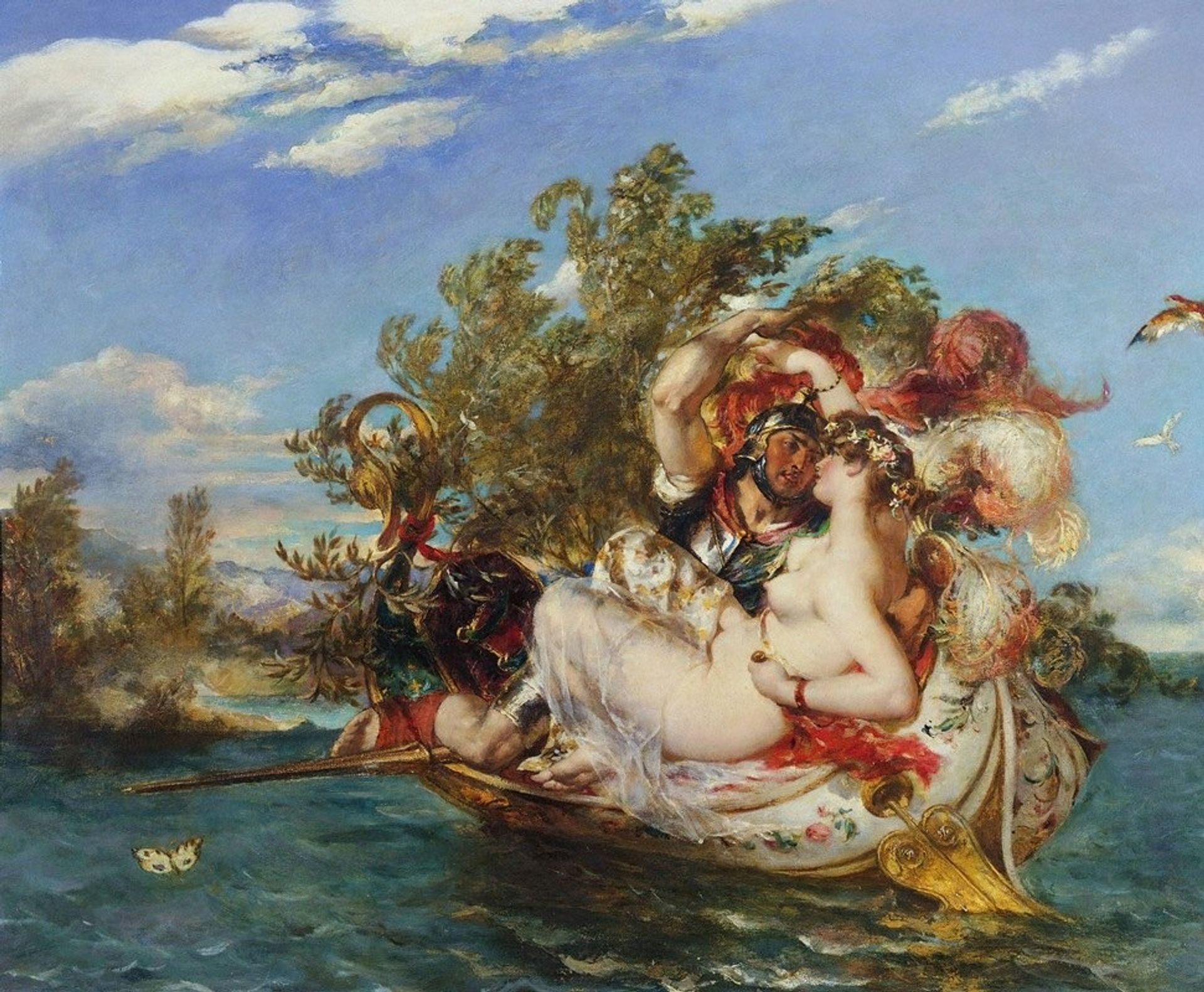 Phaedria and Cymochles by William Etty