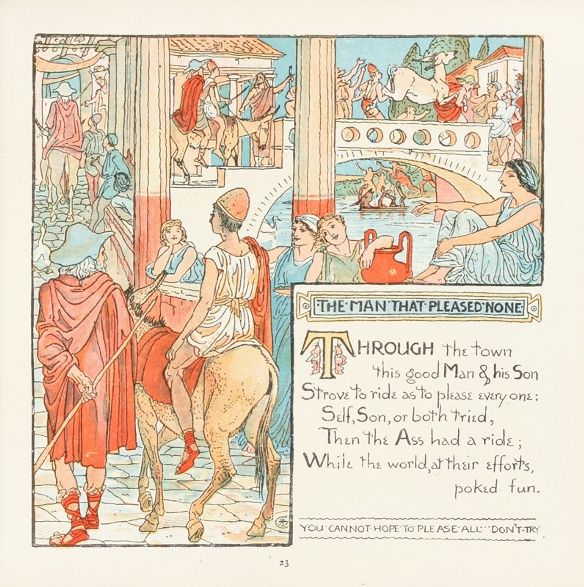 The Man that pleased none by Walter Crane