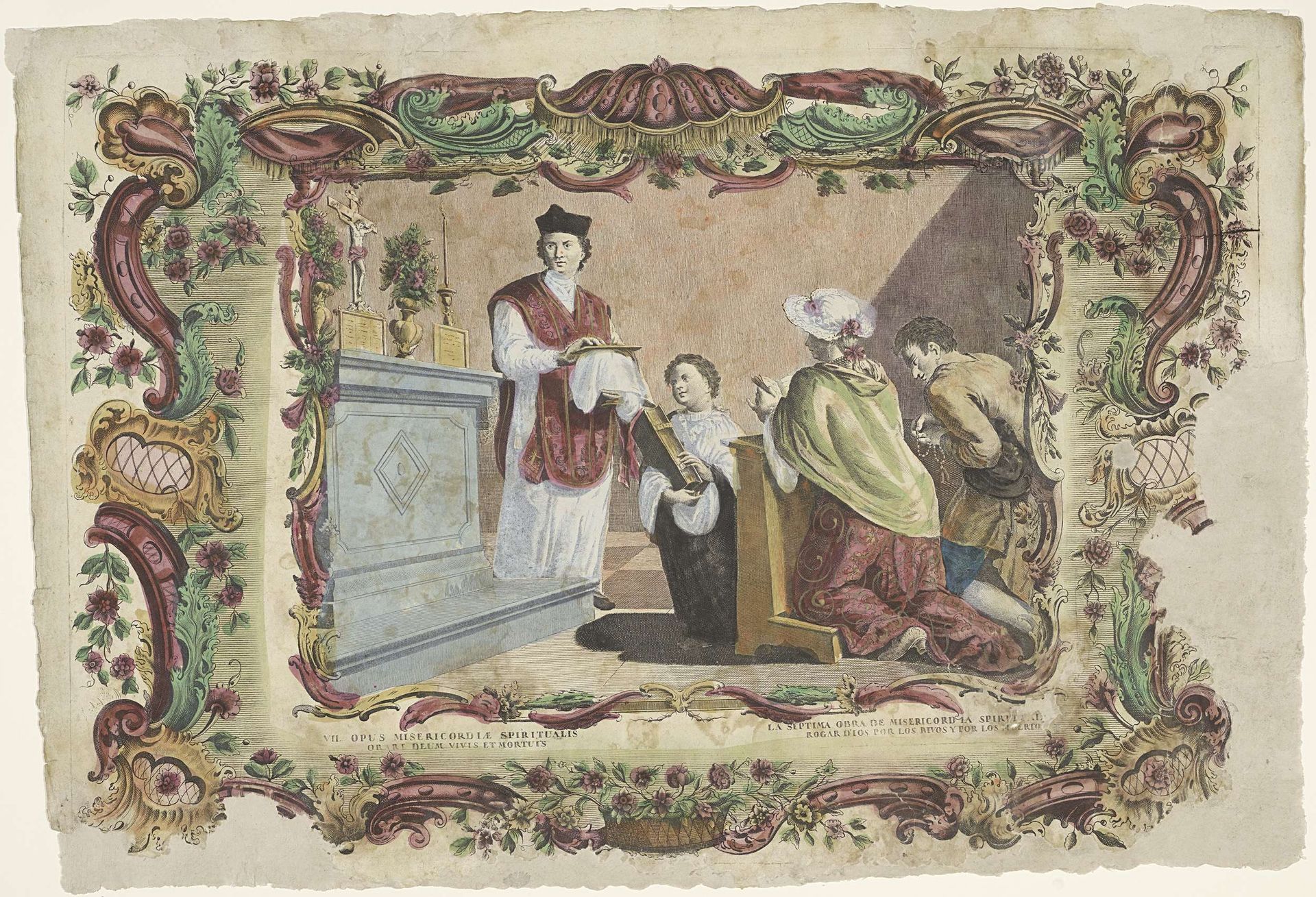 Bidden voor de levenden en de doden by Giovanni Volpato