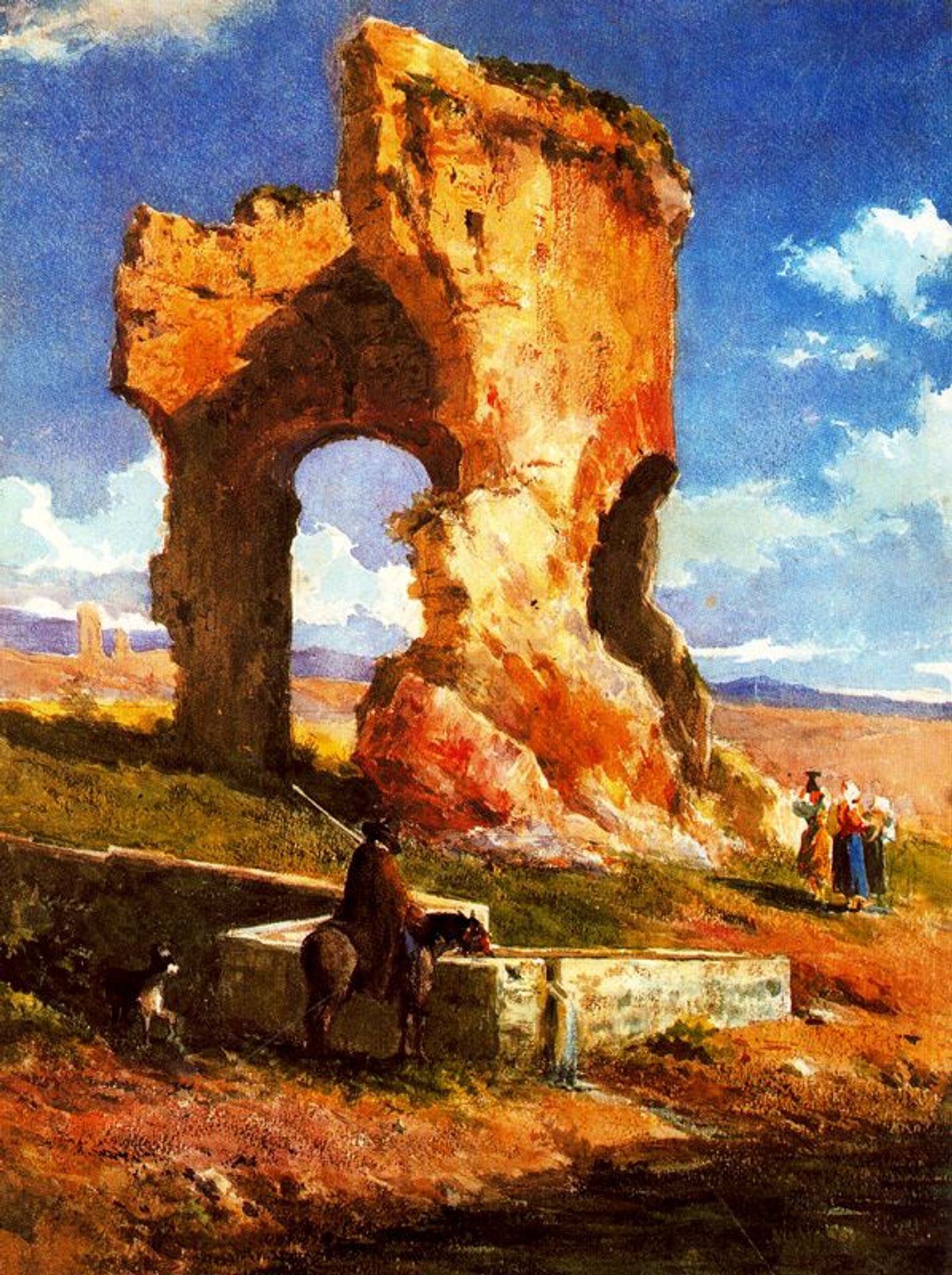 Roman ruins by Mariano Fortuny Marsal
