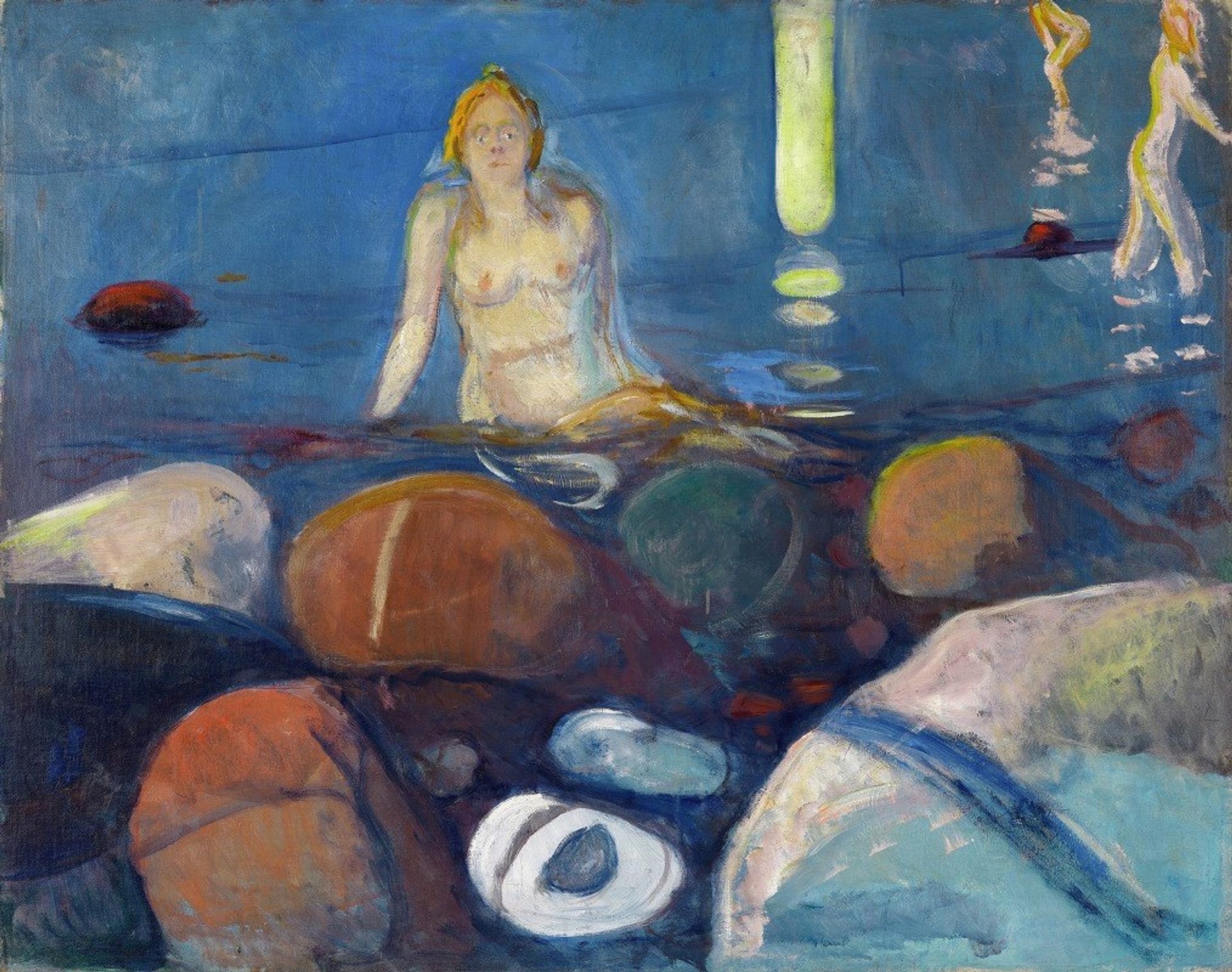 Summer Night. Mermaid by Edvard Munch