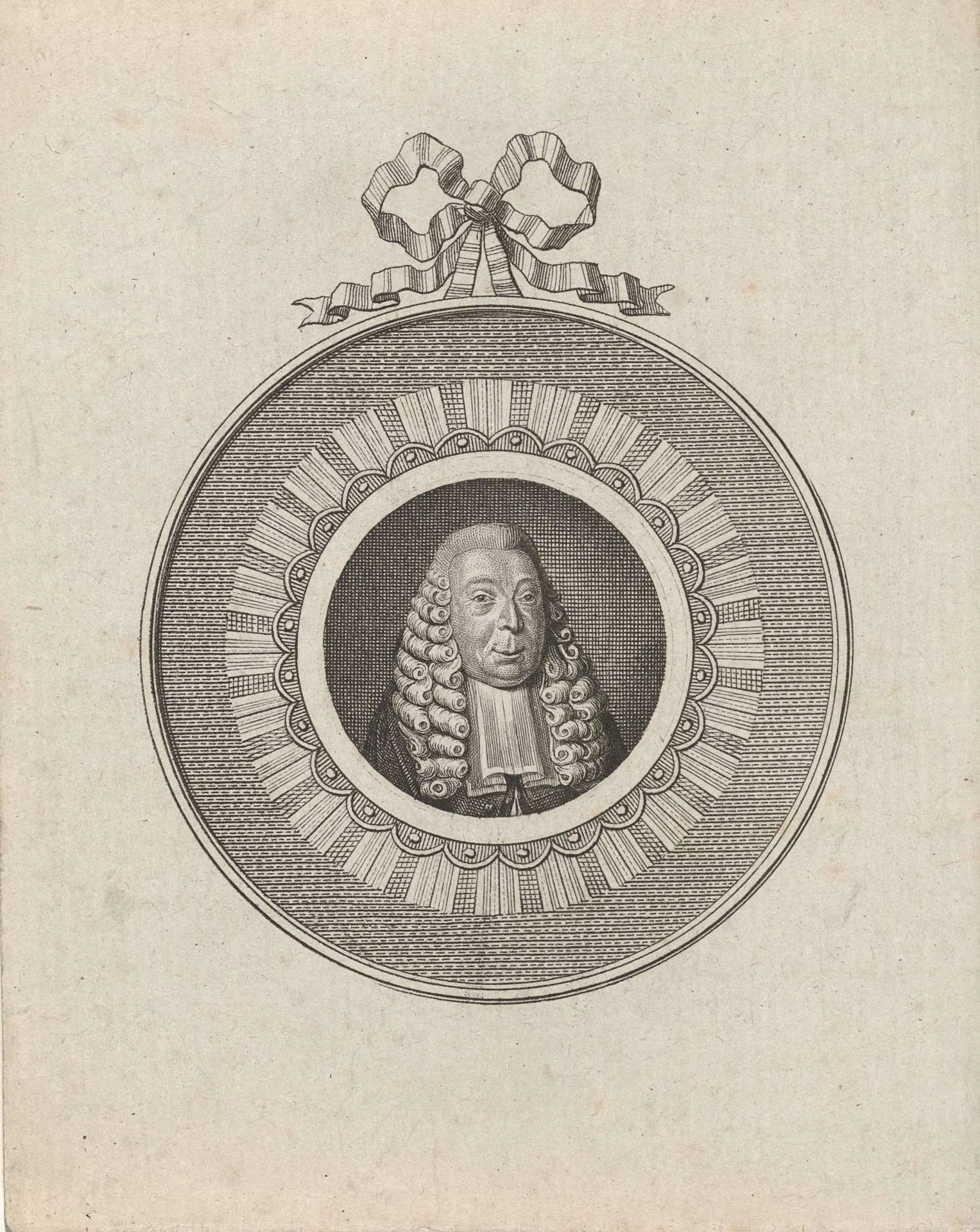 Portret van Hendrik Danielsz. Hooft by Noach van der (II) Meer
