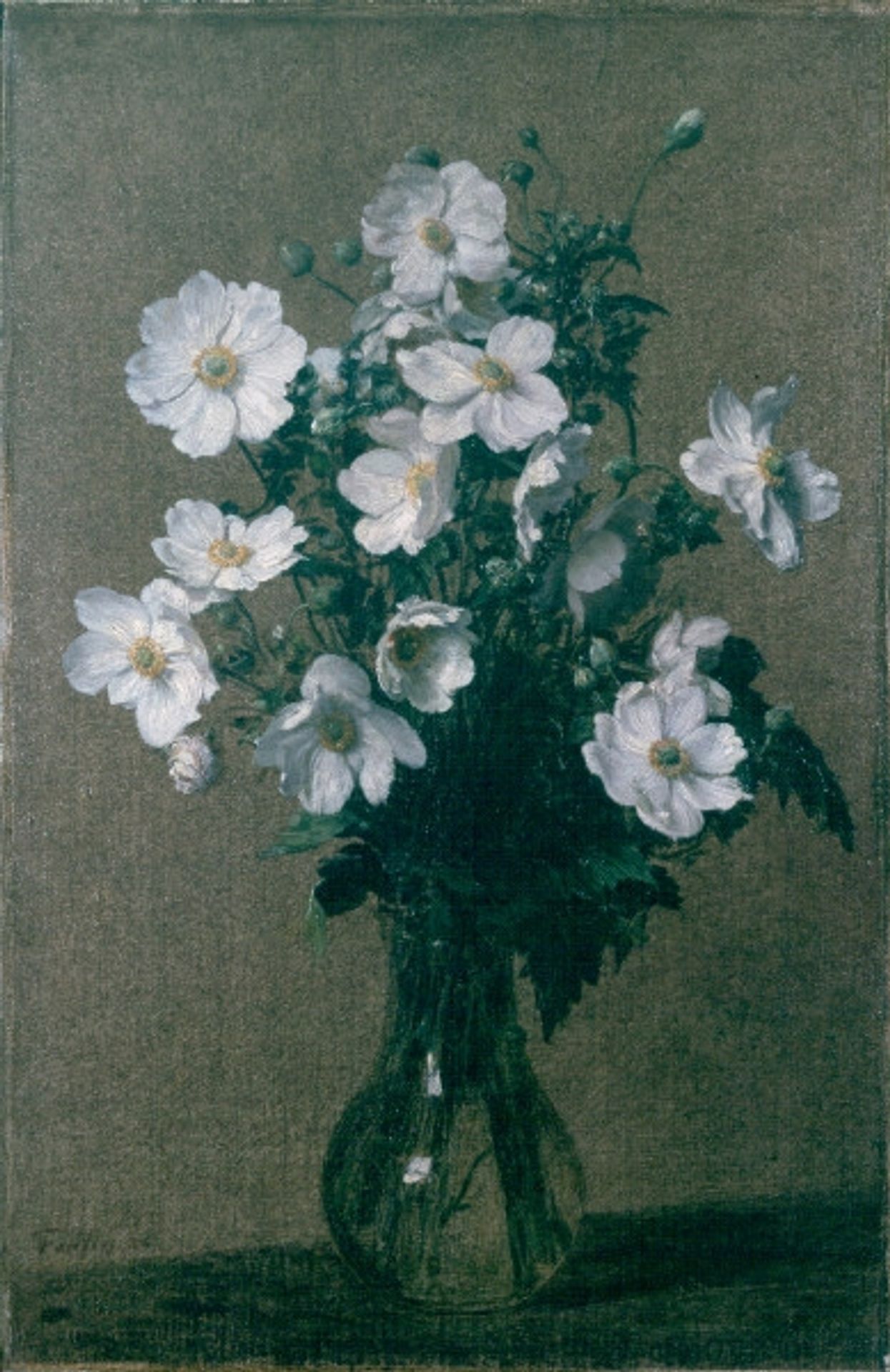 Japanese Anemones by Henri Fantin-Latour