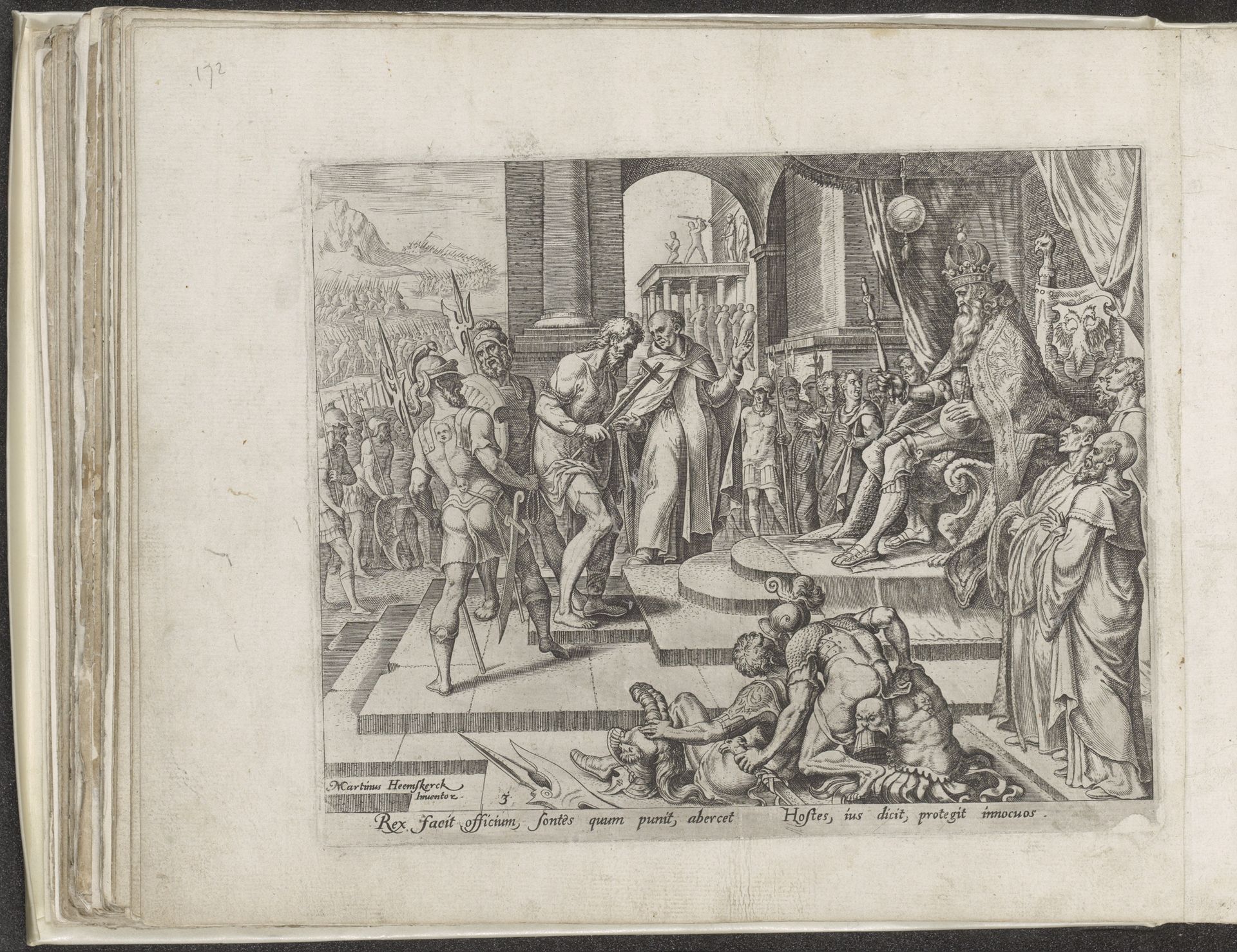 Rechtspraak van de wereldlijke macht by Philips Galle