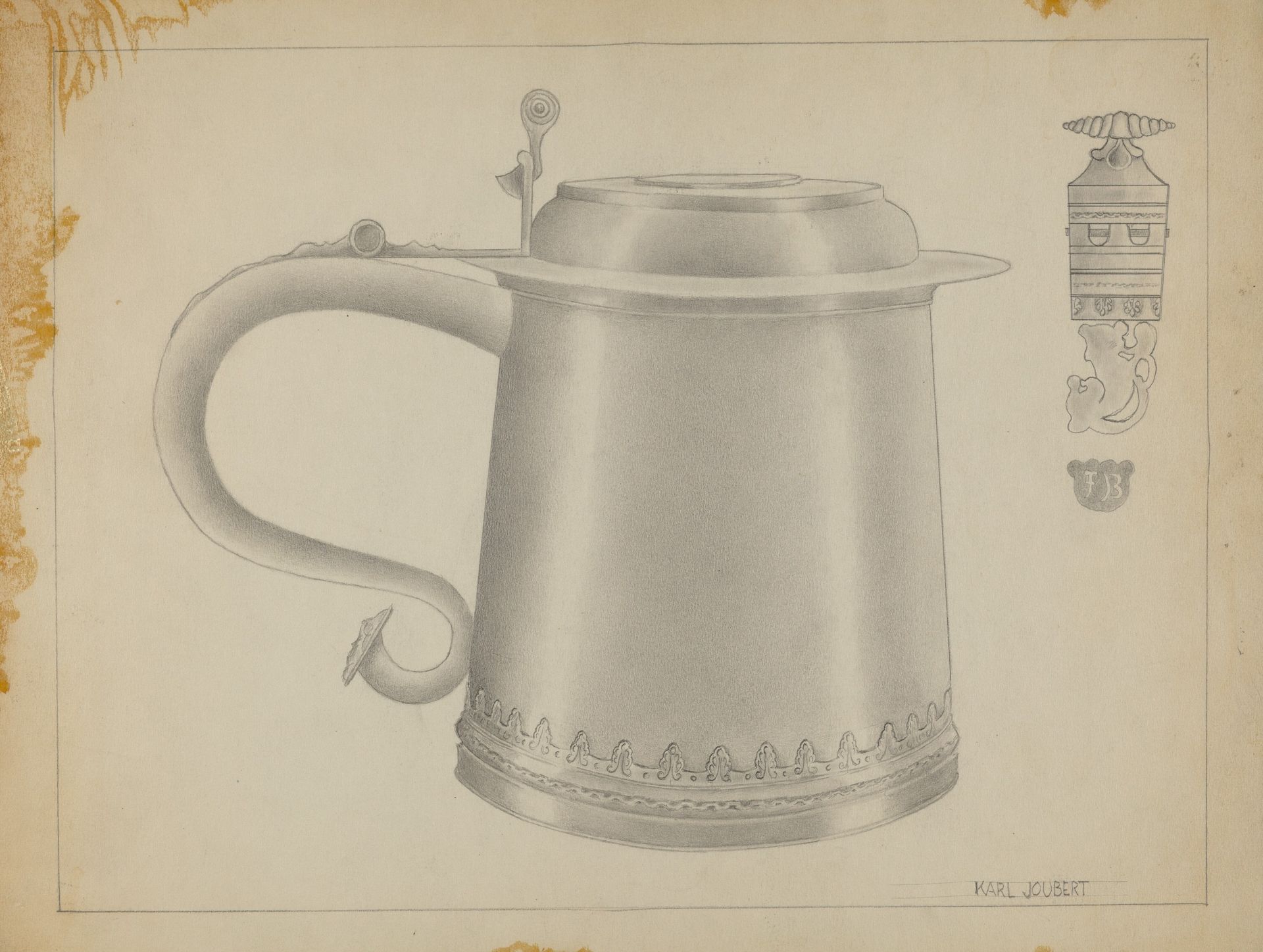 Silver Tankard by Karl Joubert