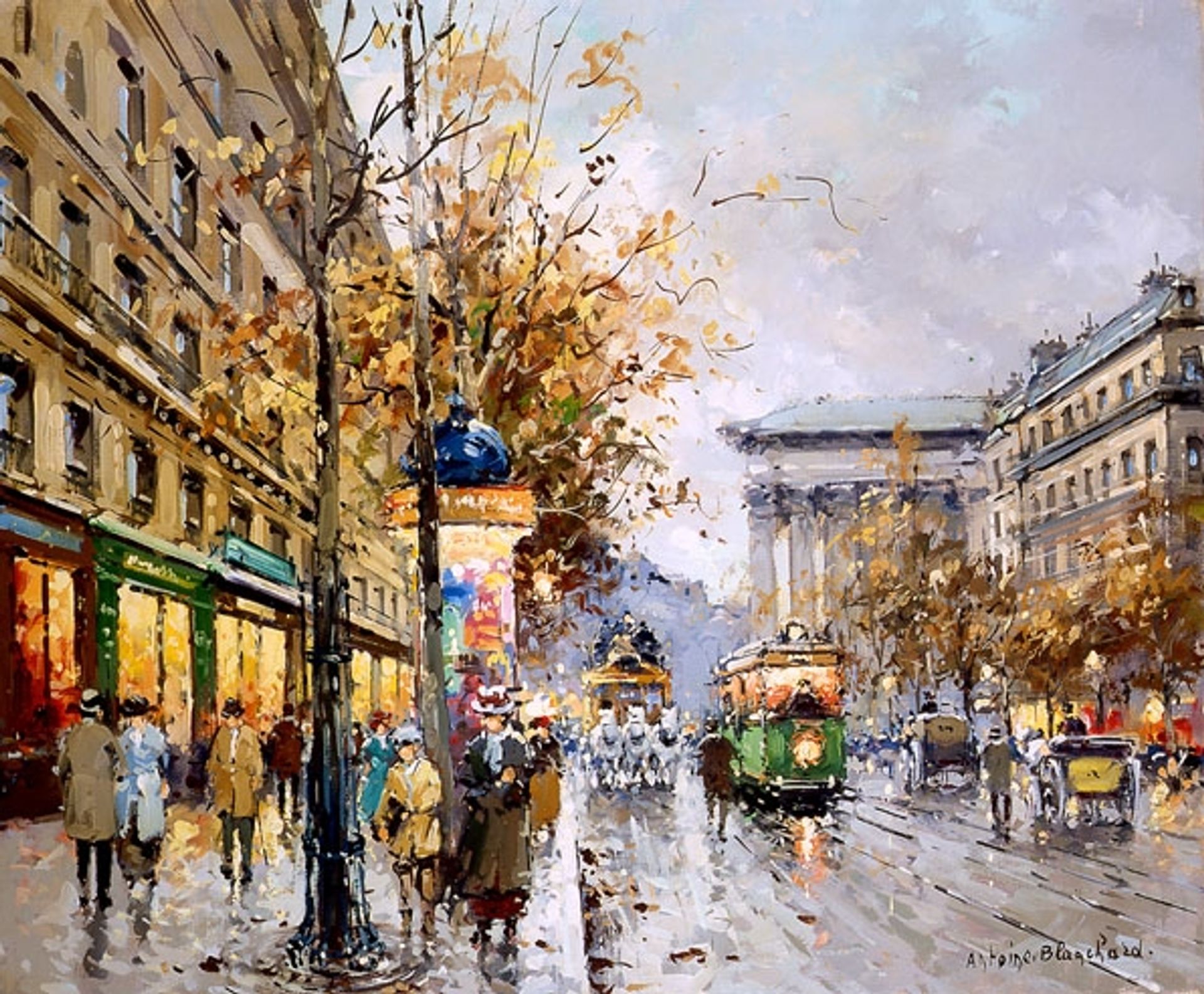 Boulevard des Capucines by Antoine Blanchard