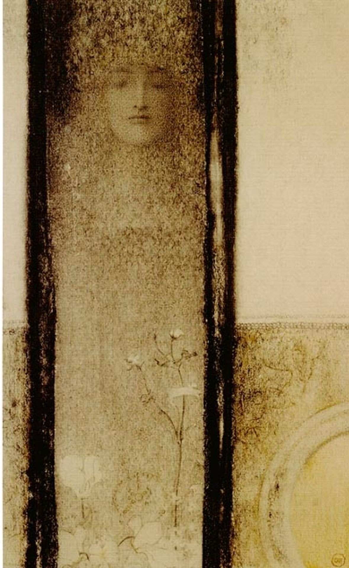 Woman of mystery by Fernand Khnopff