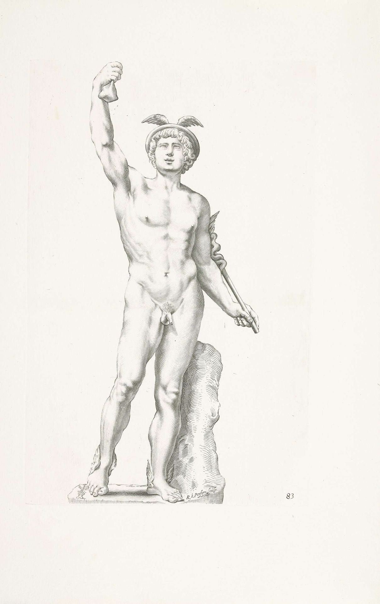 Standbeeld van Mercurius by Reinier van Persijn