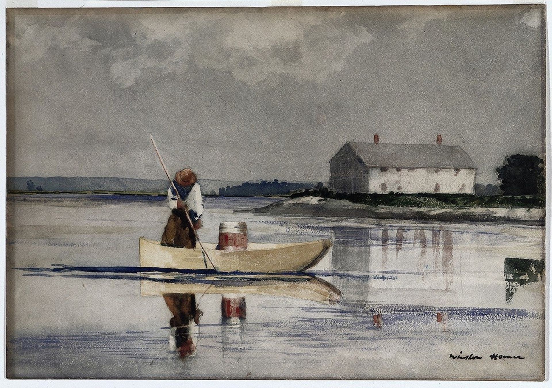Spearing Eels by Winslow Homer