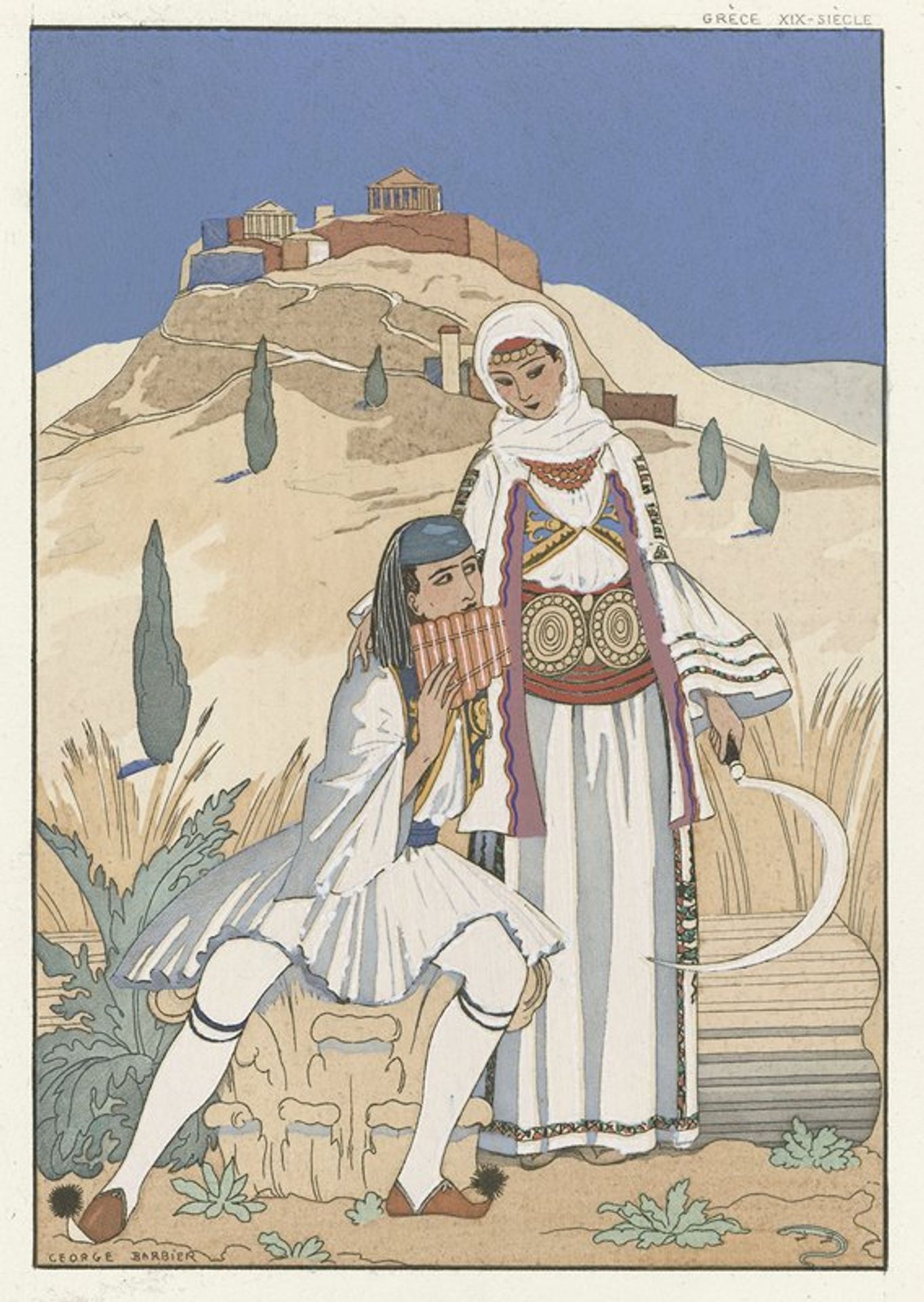 La flute de Pan by George Barbier