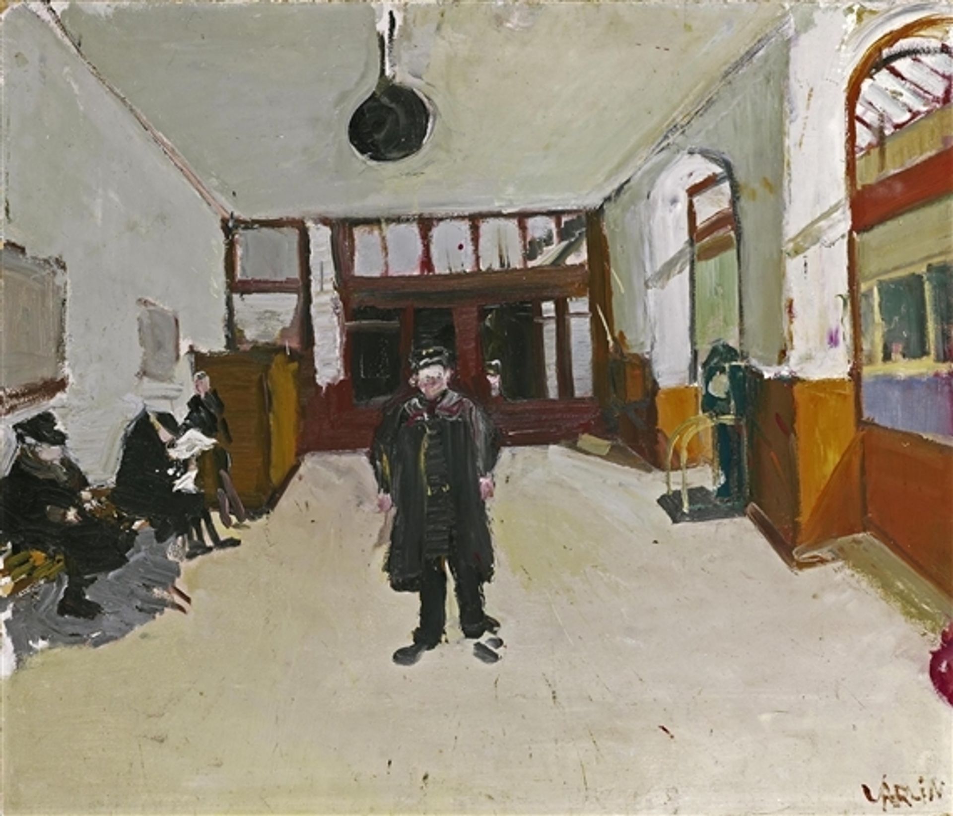 Waiting Room in Ouchy by Varlin